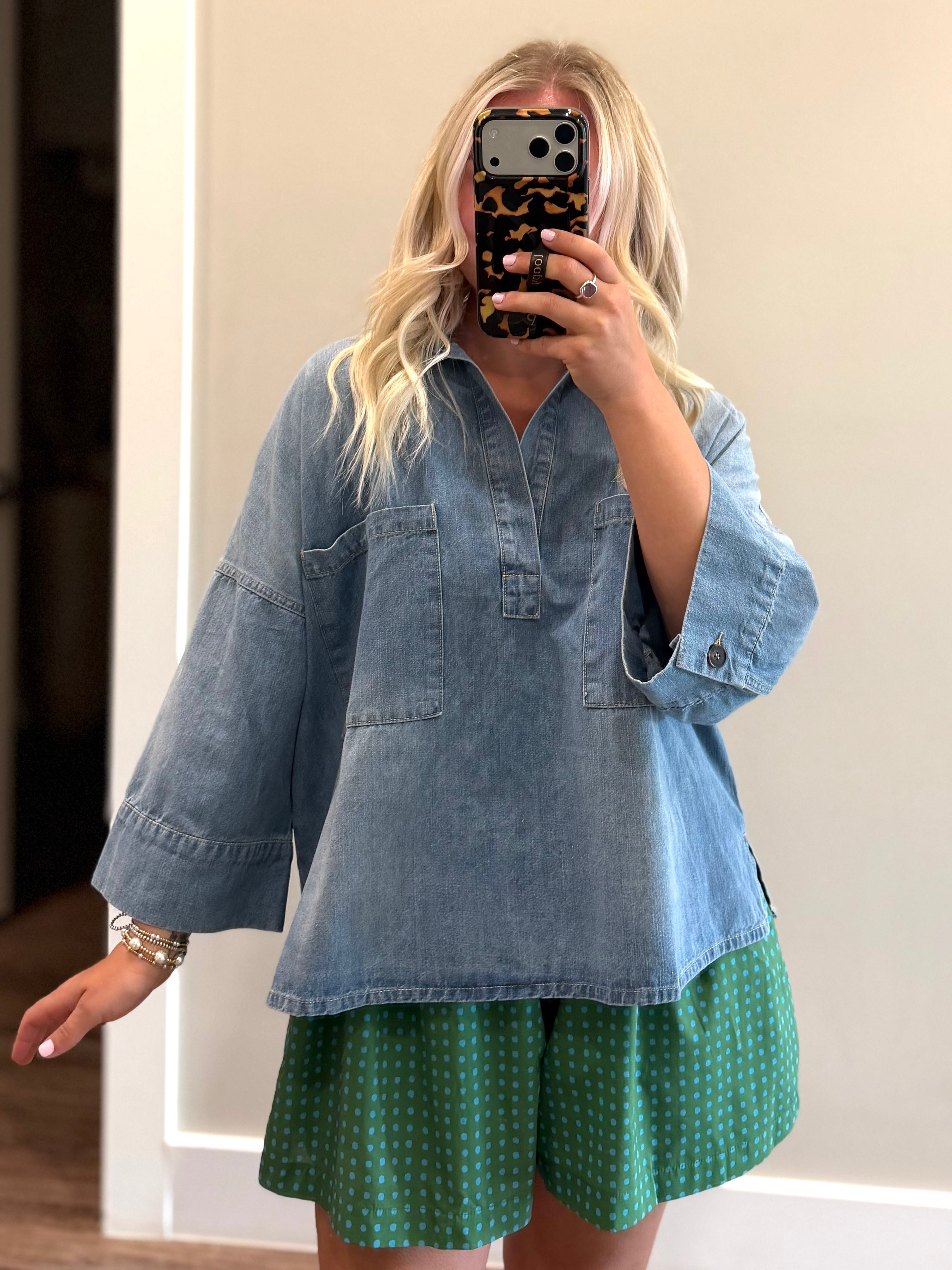 Polly Pocket Denim Top
