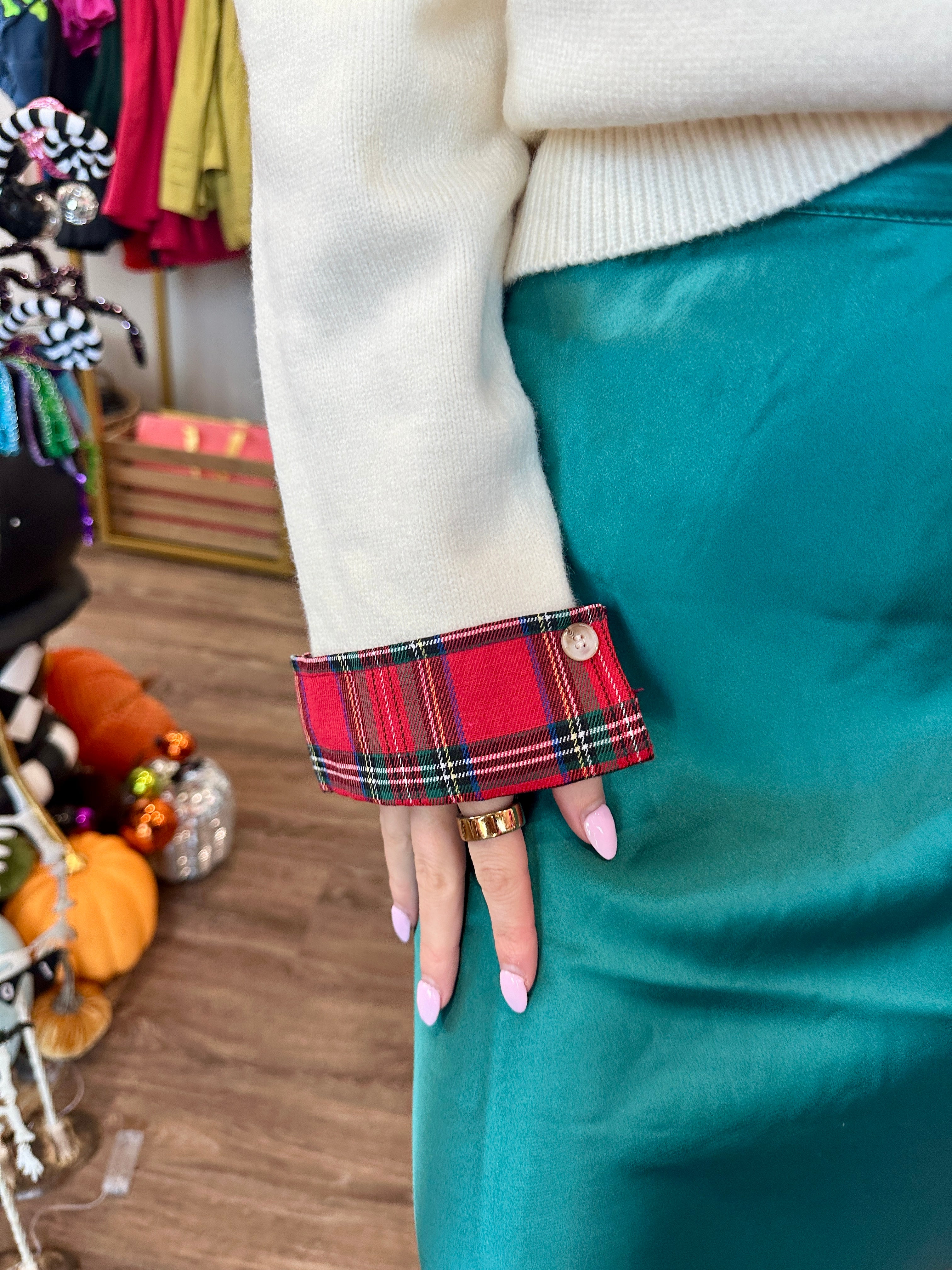 Cindy Lou Plaid Cardigan