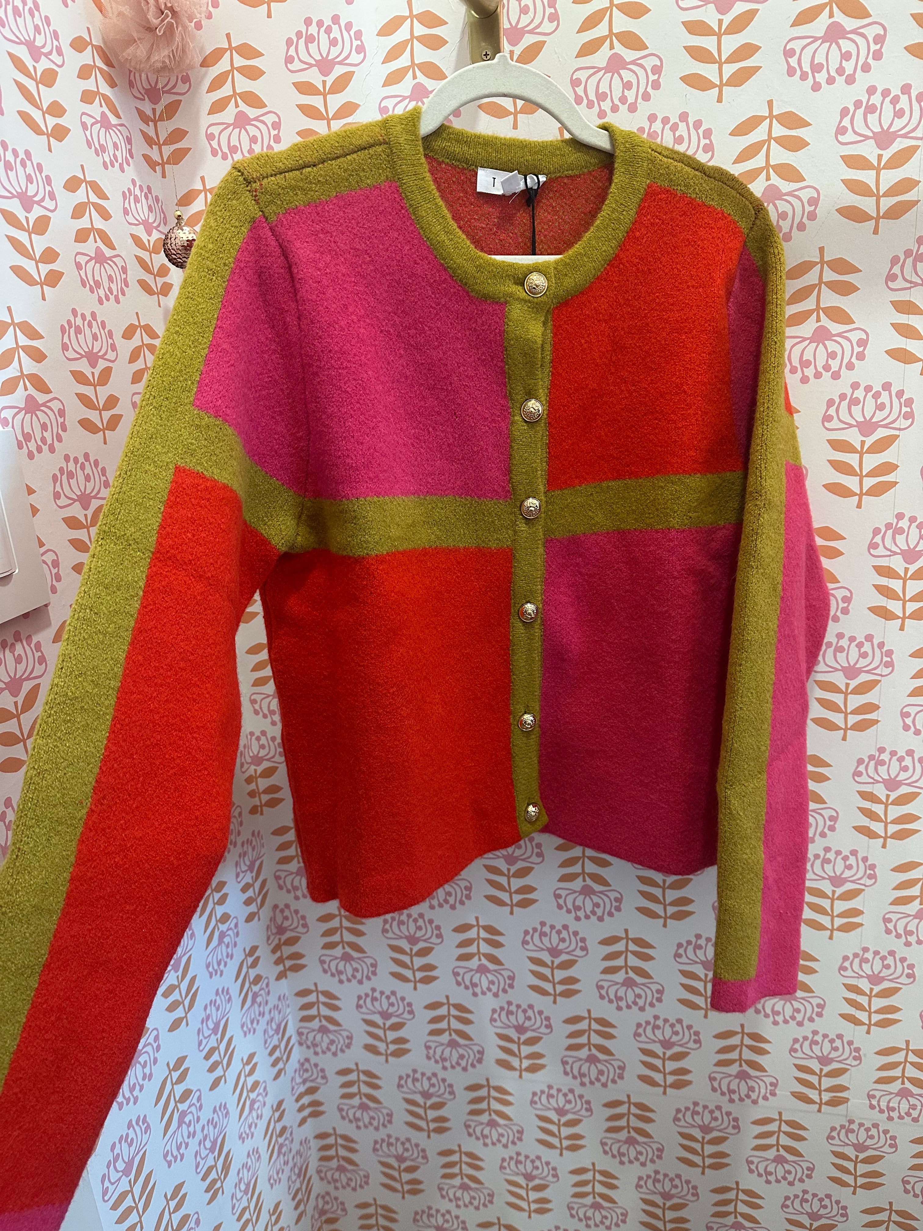Colorblock Cardi