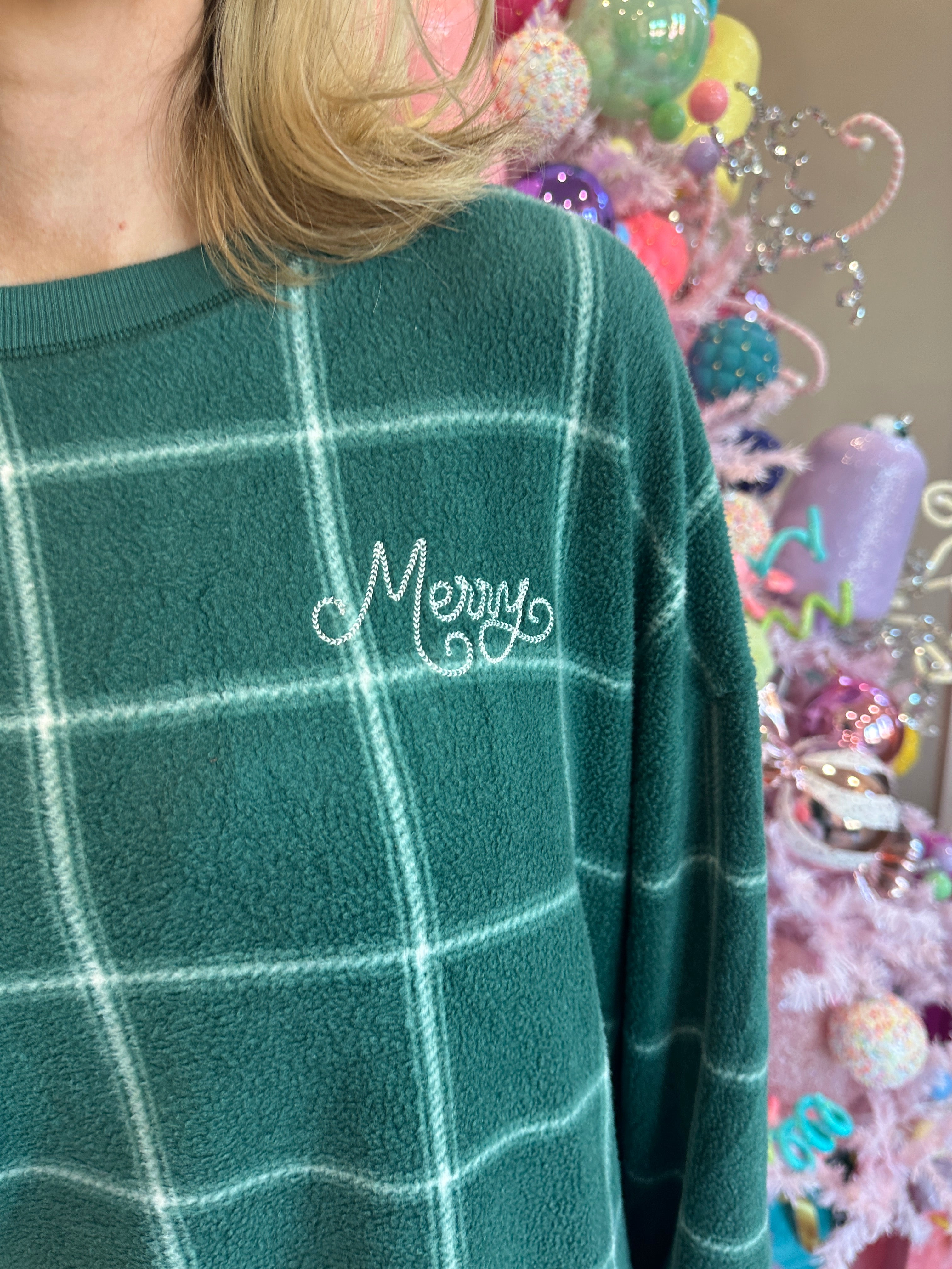 Plaid LS Top Noble Fir