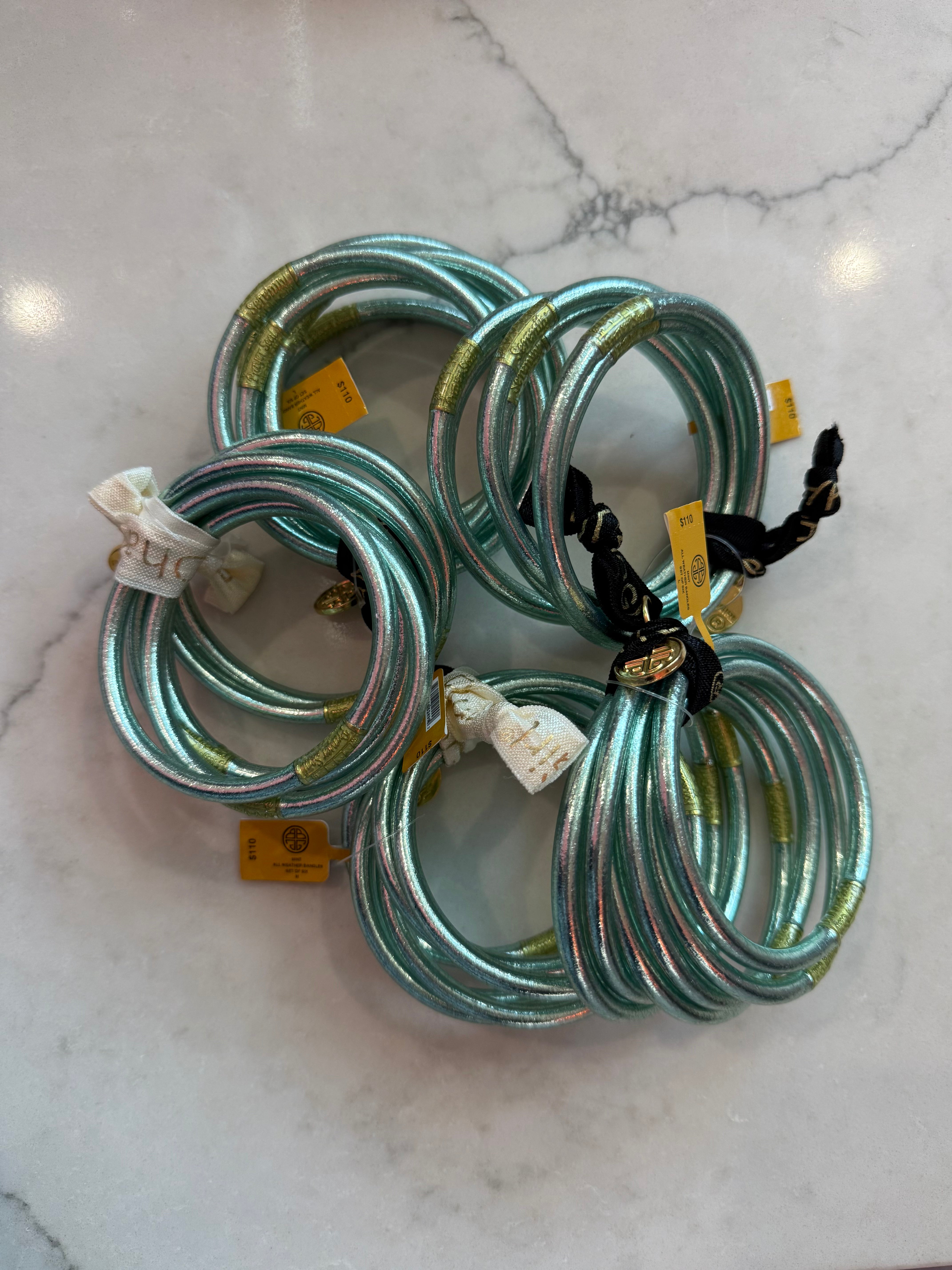 Mint All Weather Bangles- Budha Girl