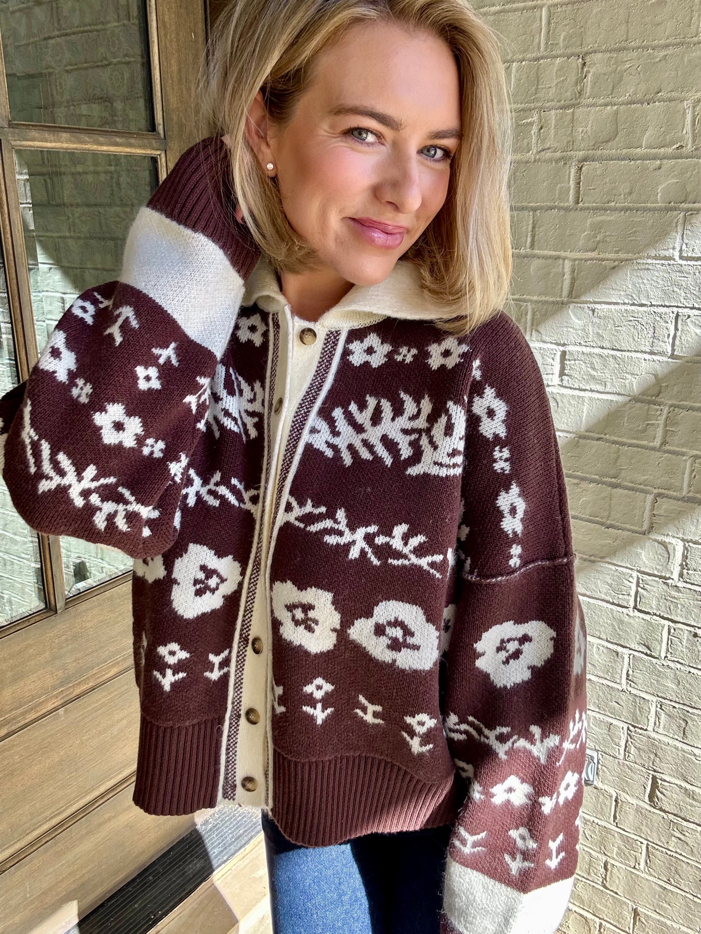 Shelby Chocolate Cardigan - Free People