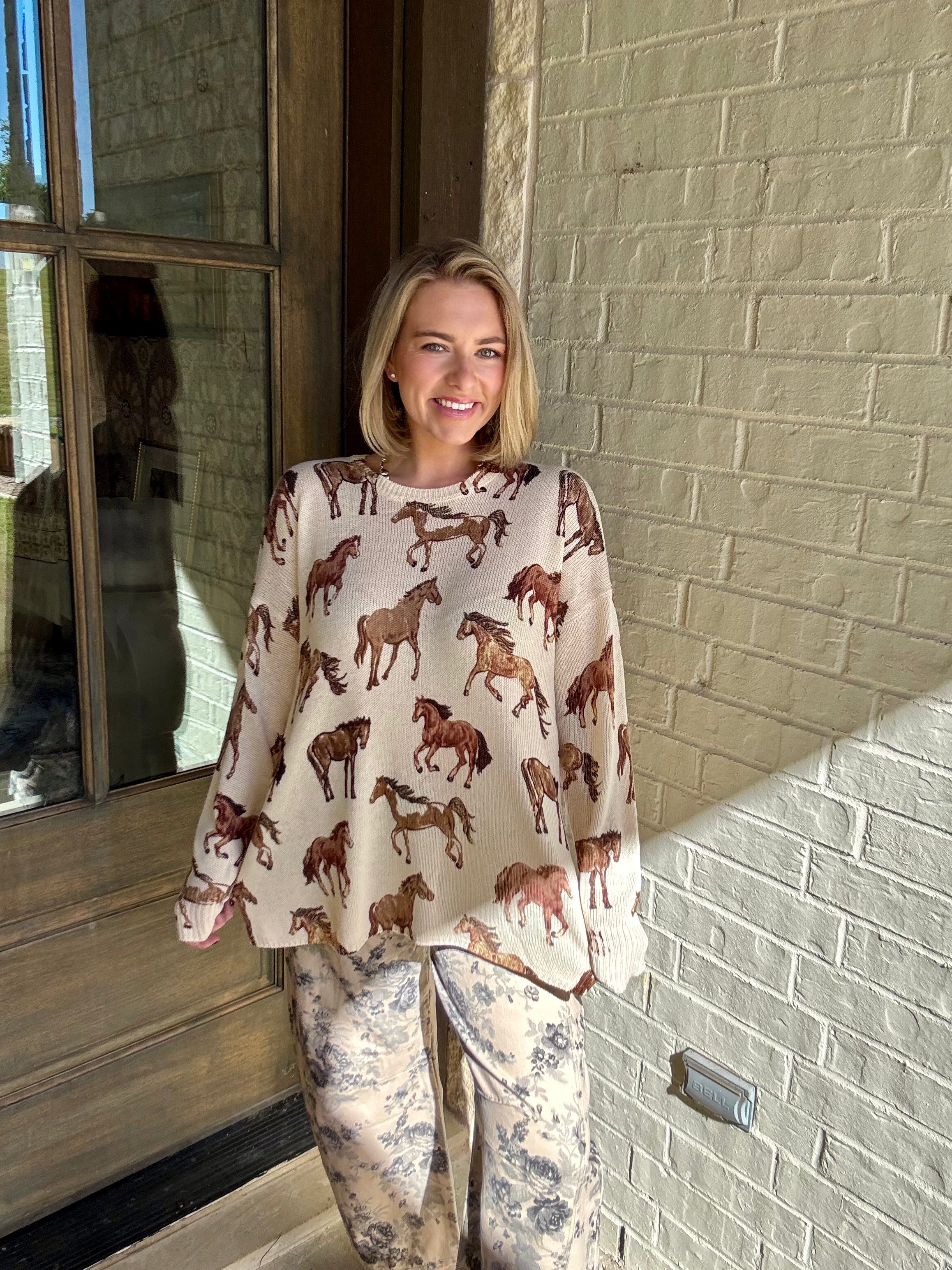Bonfire Sweater - Wild Horses Knit - Show Me Your Mumu