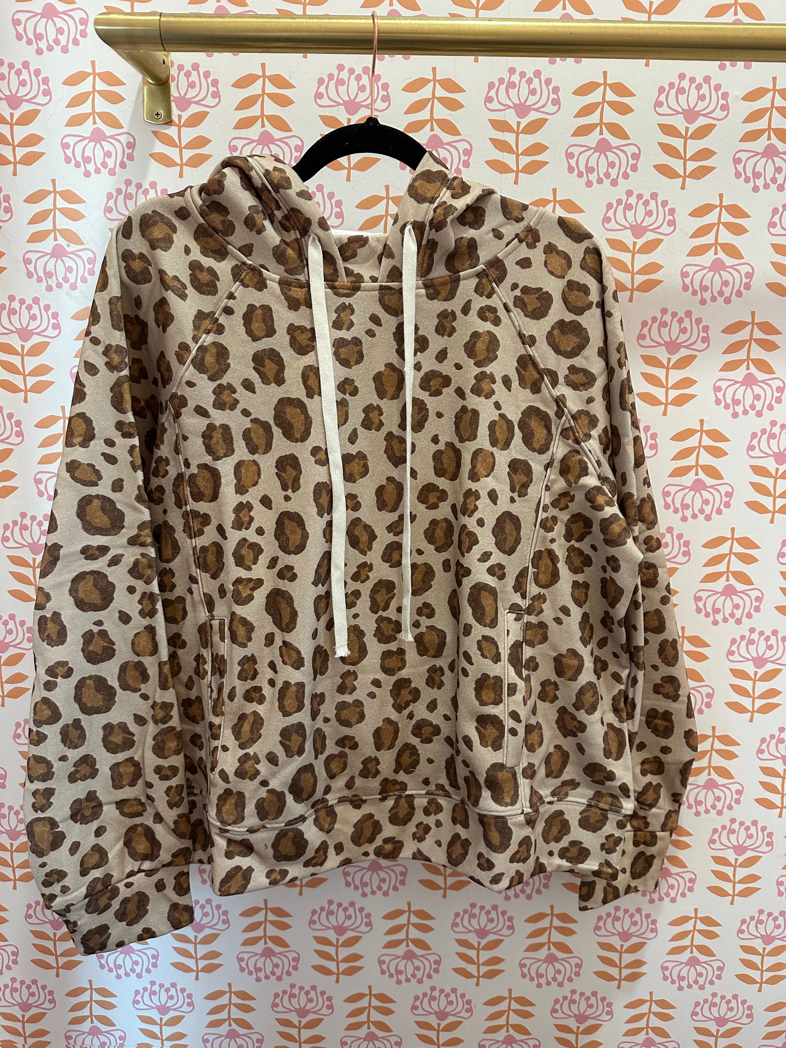Leopard French Terry Hoodie