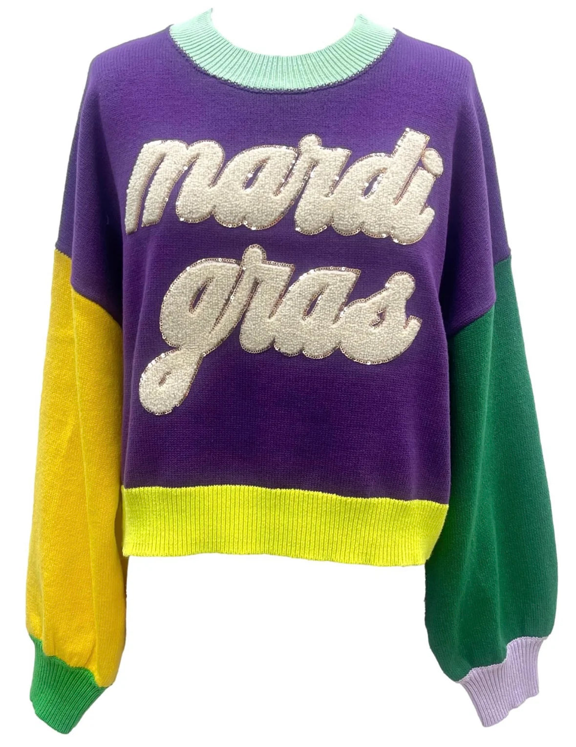 Mardi Gras Sweater