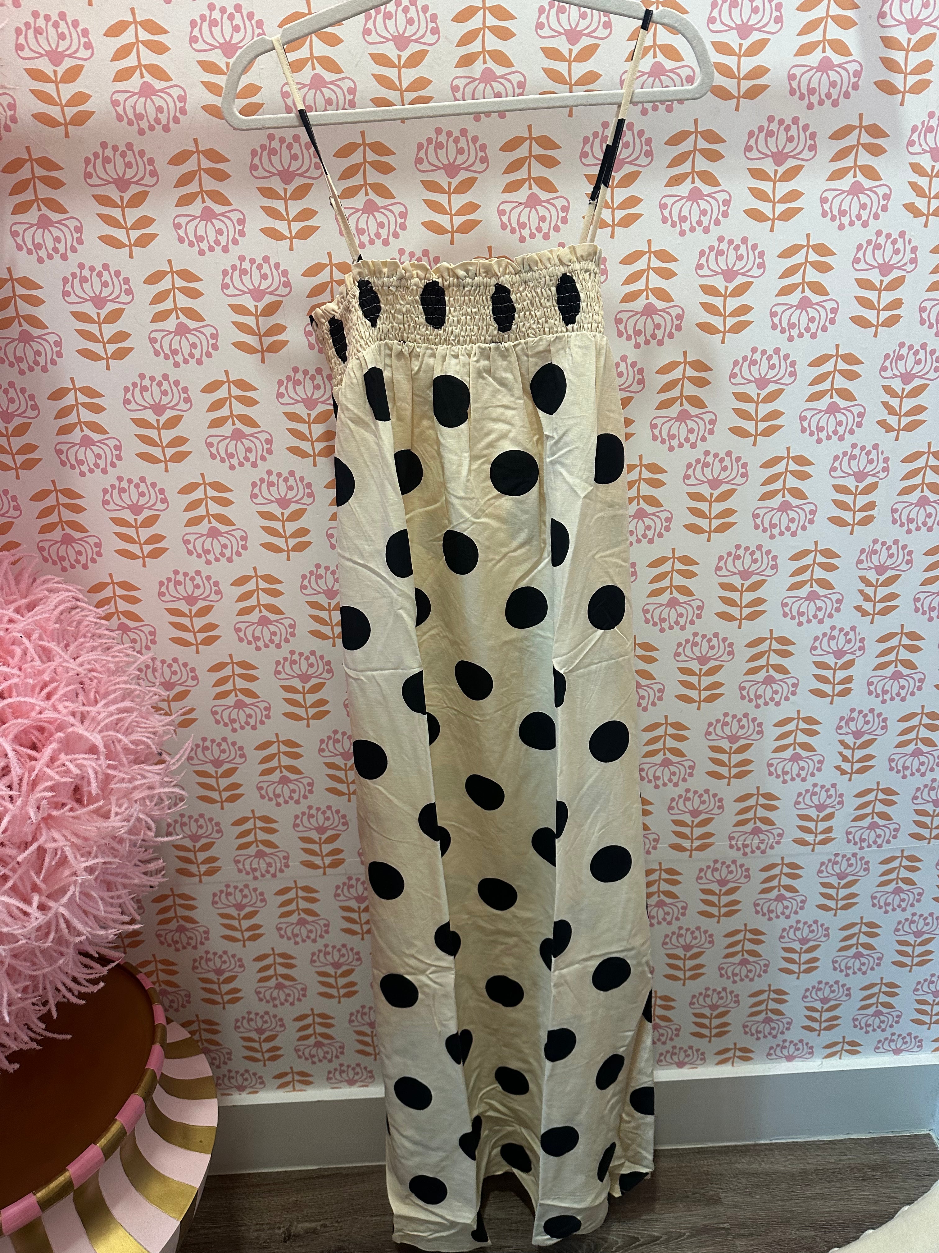 Dottie Midi Dress In Cream