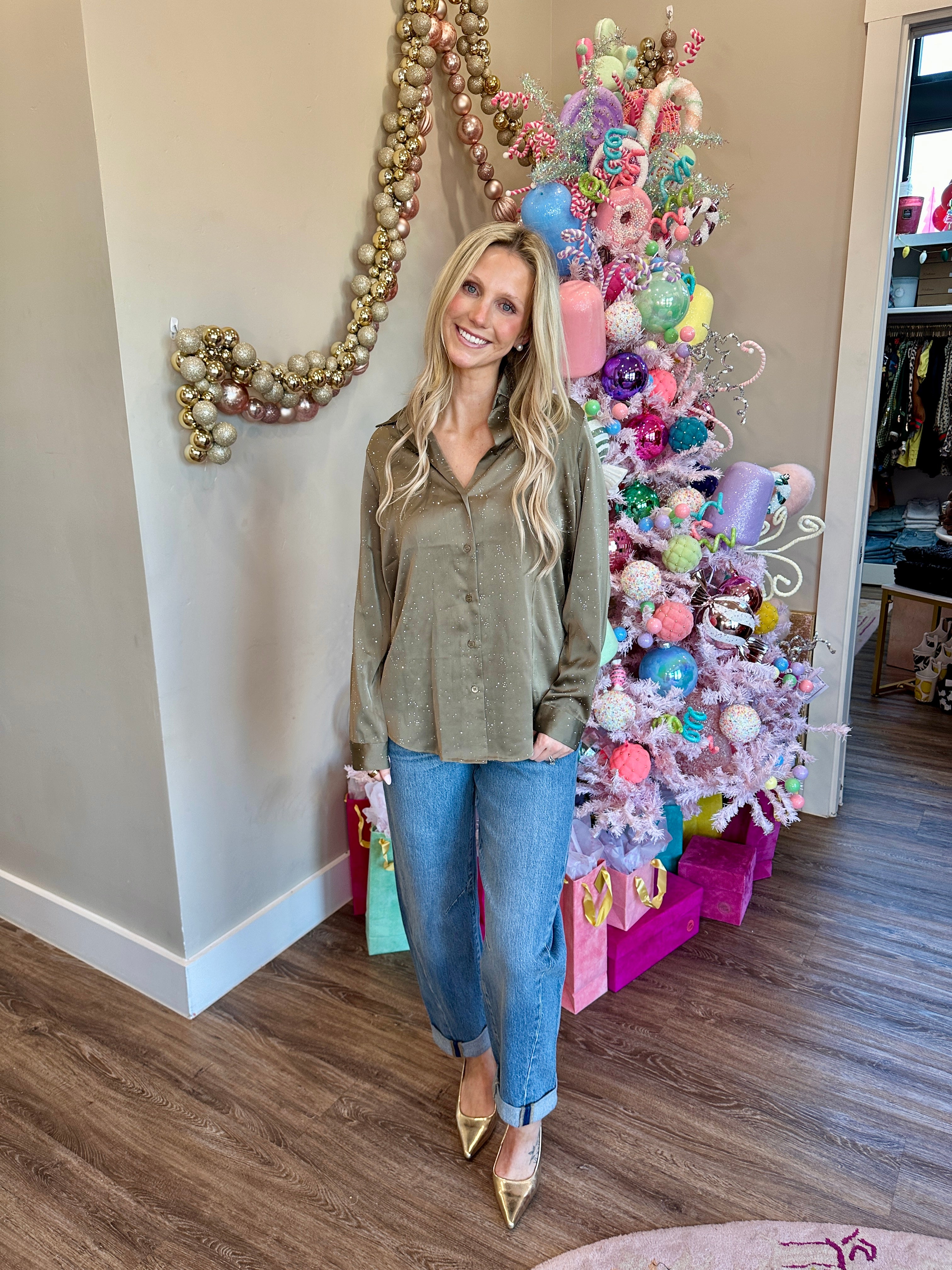 Showing My Sparkle Top