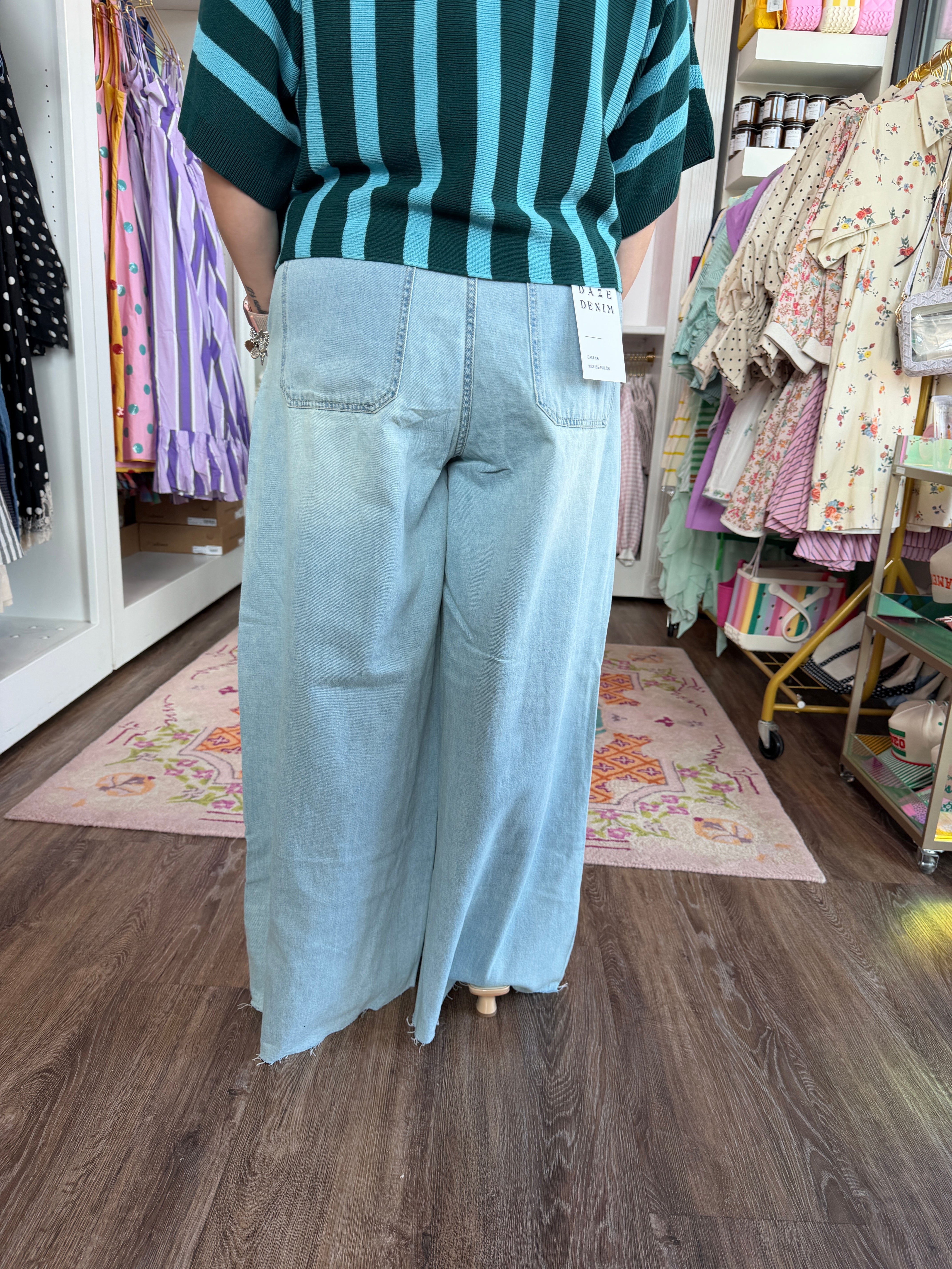Cabana Wide Leg Pull On Pant