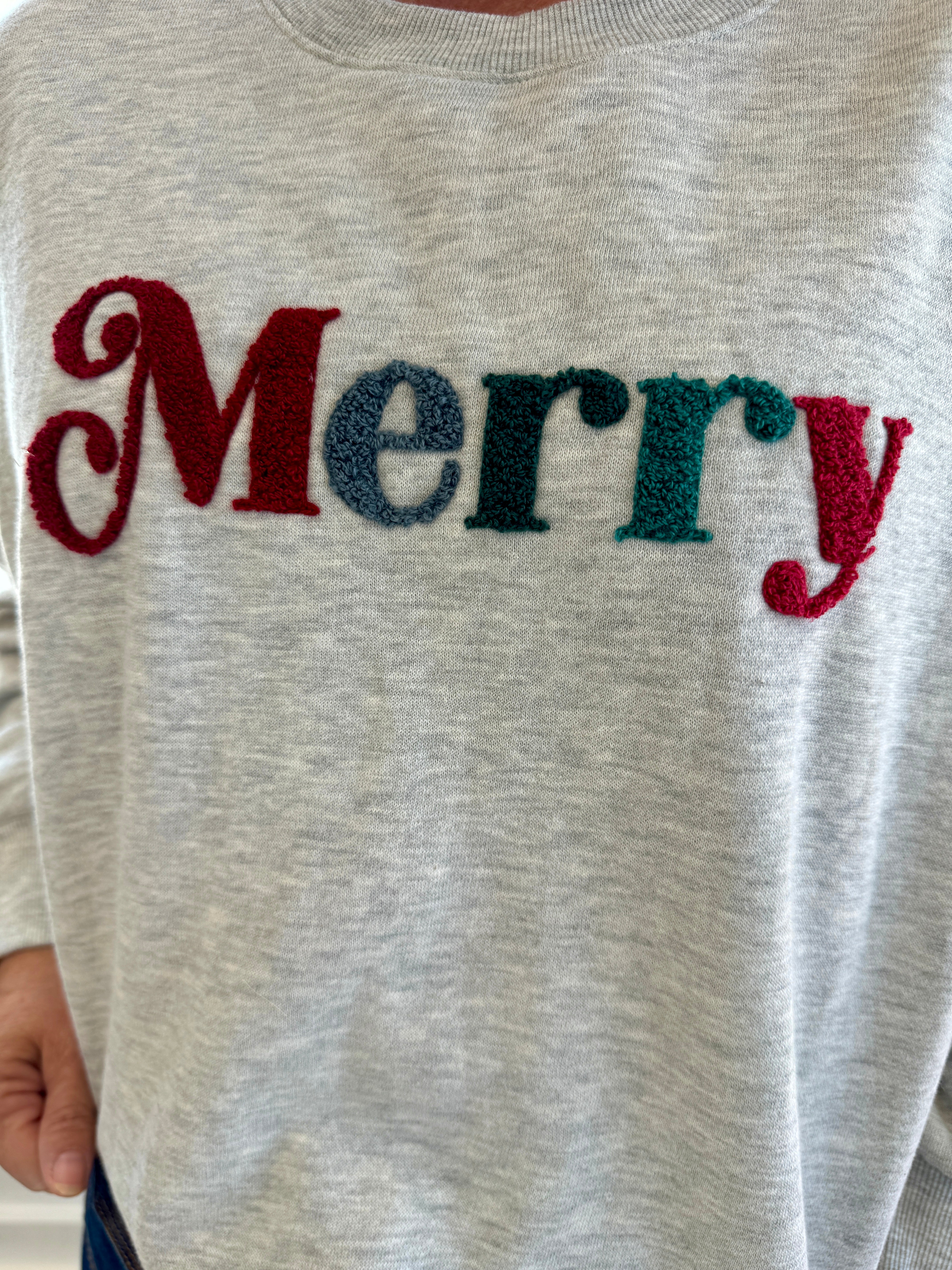 Merry Fleece Light Heather Grey