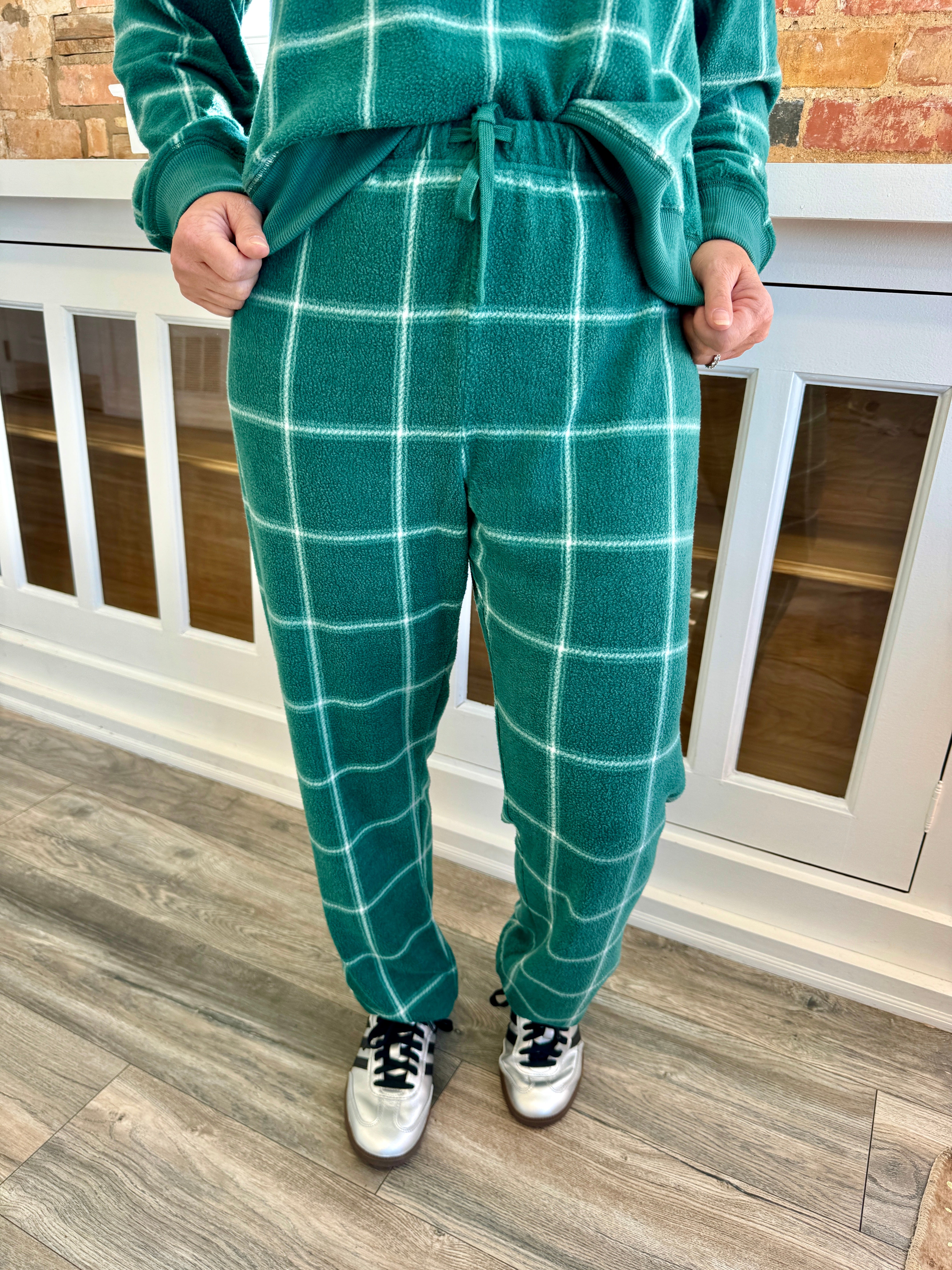 Plaid Jogger Noble Fir