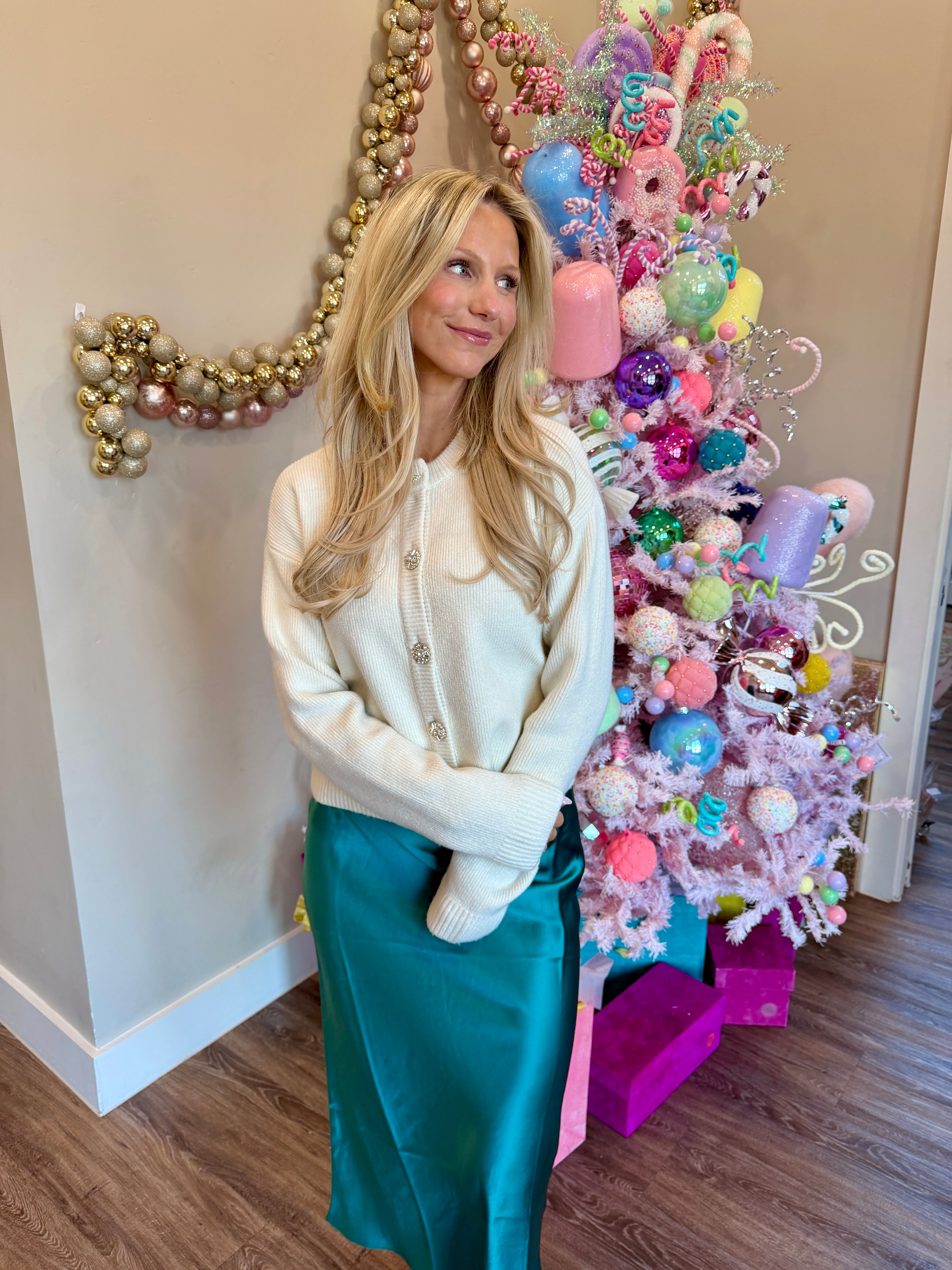 Maggie Cardigan Marzipan Knit