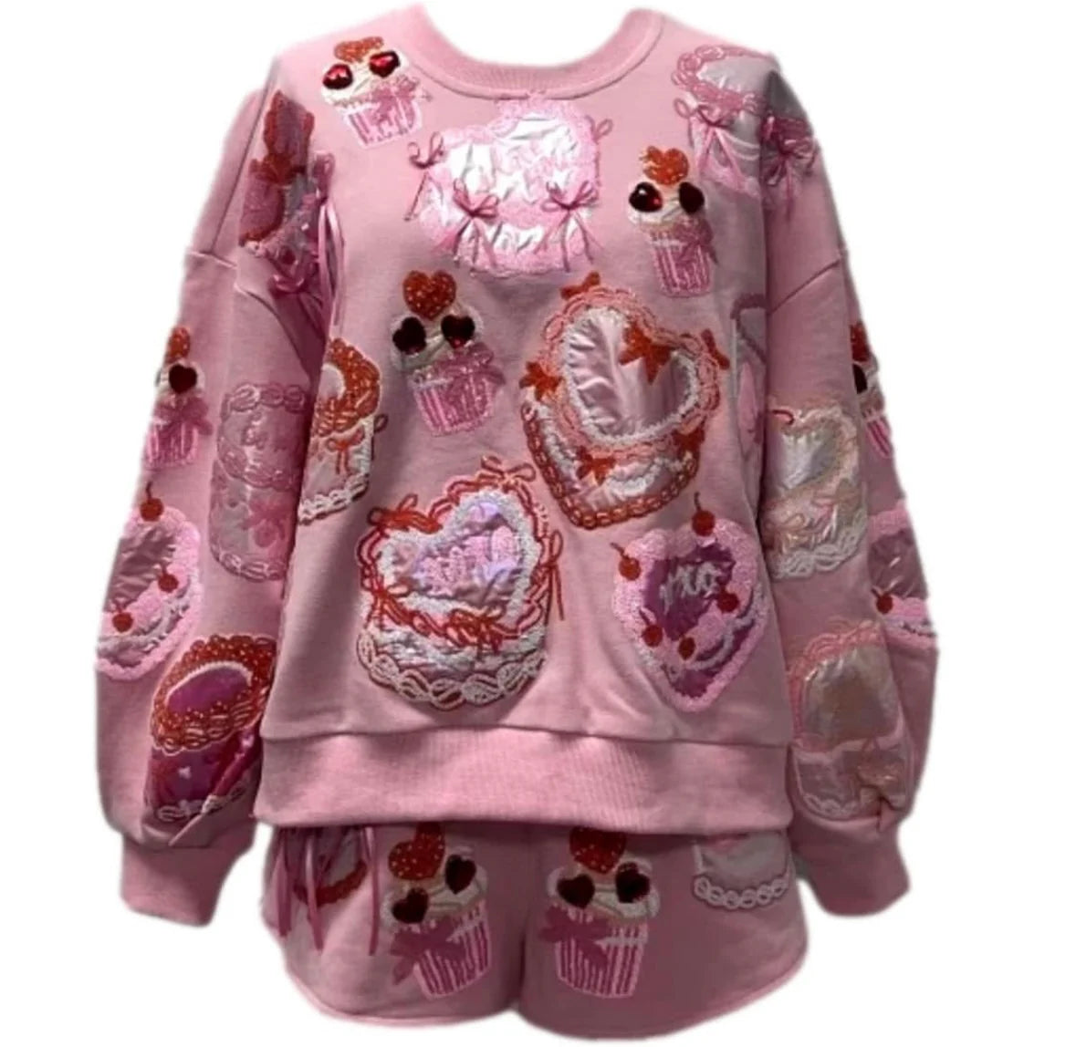 Pink Cakes & Pastries Sweatshirt