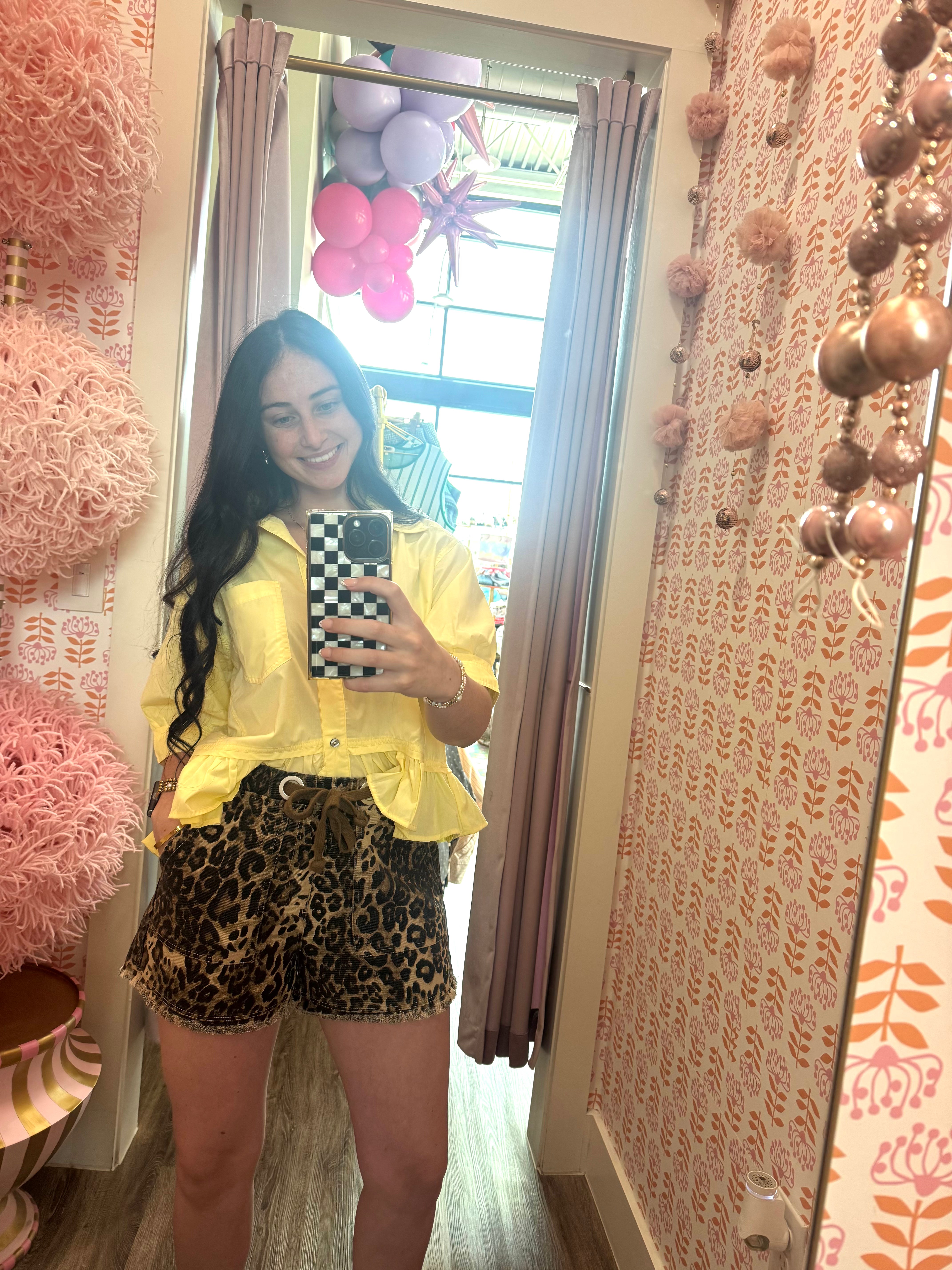 Rachel Shorts- Animal Print