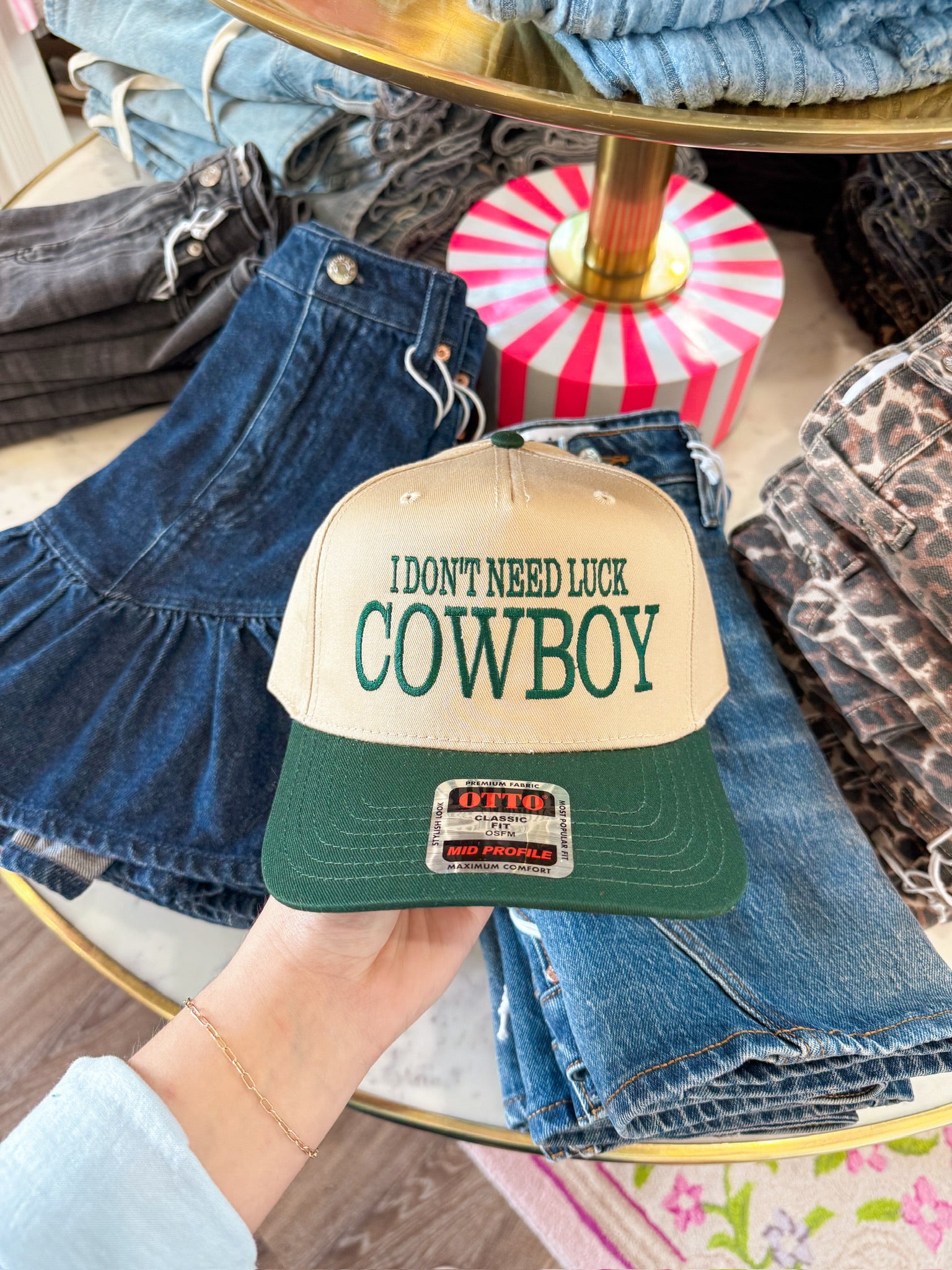 I Don't Need Luck Cowboy Cap