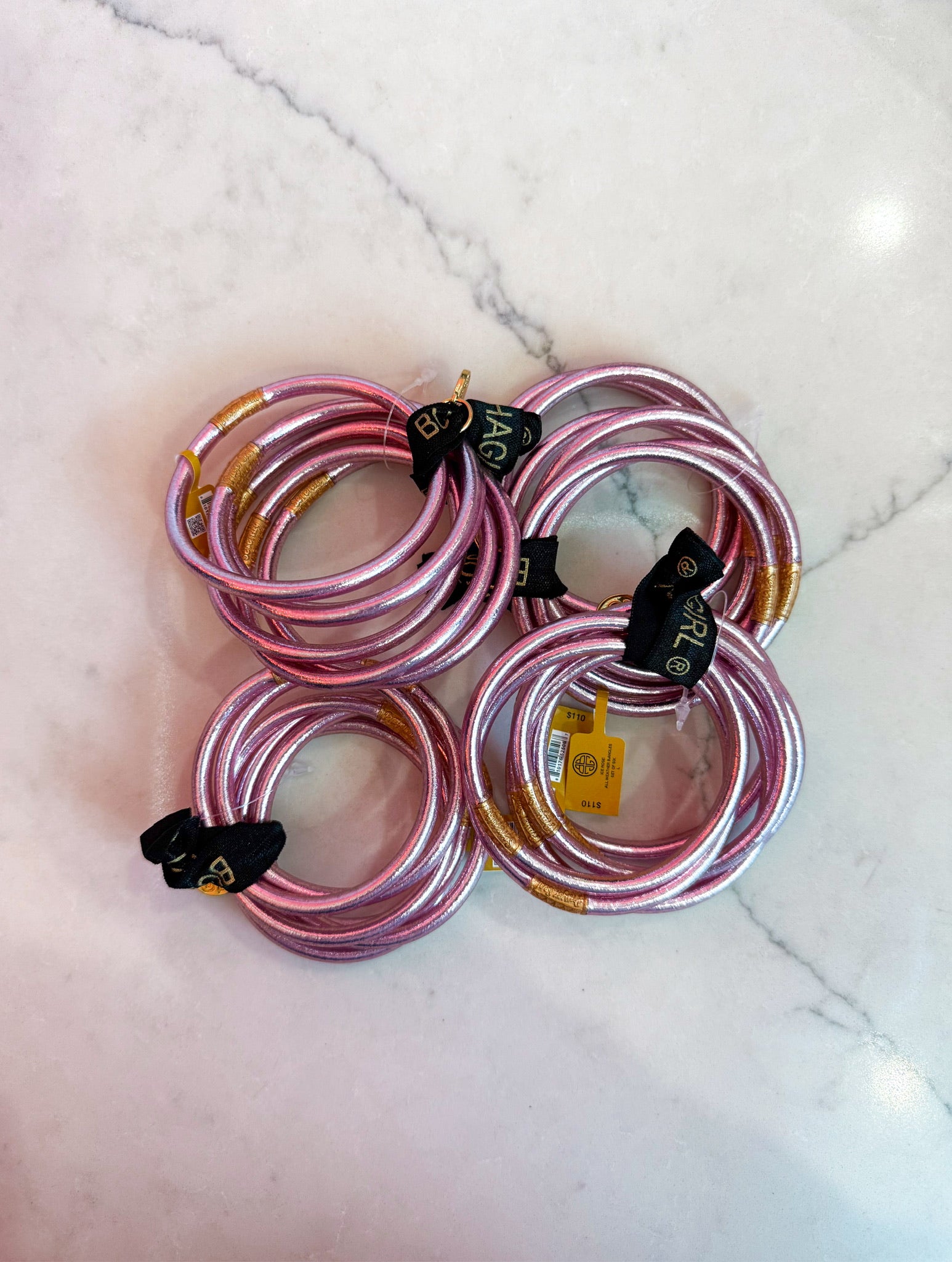 Ice Rose All Weather Bangles- Budhagirl