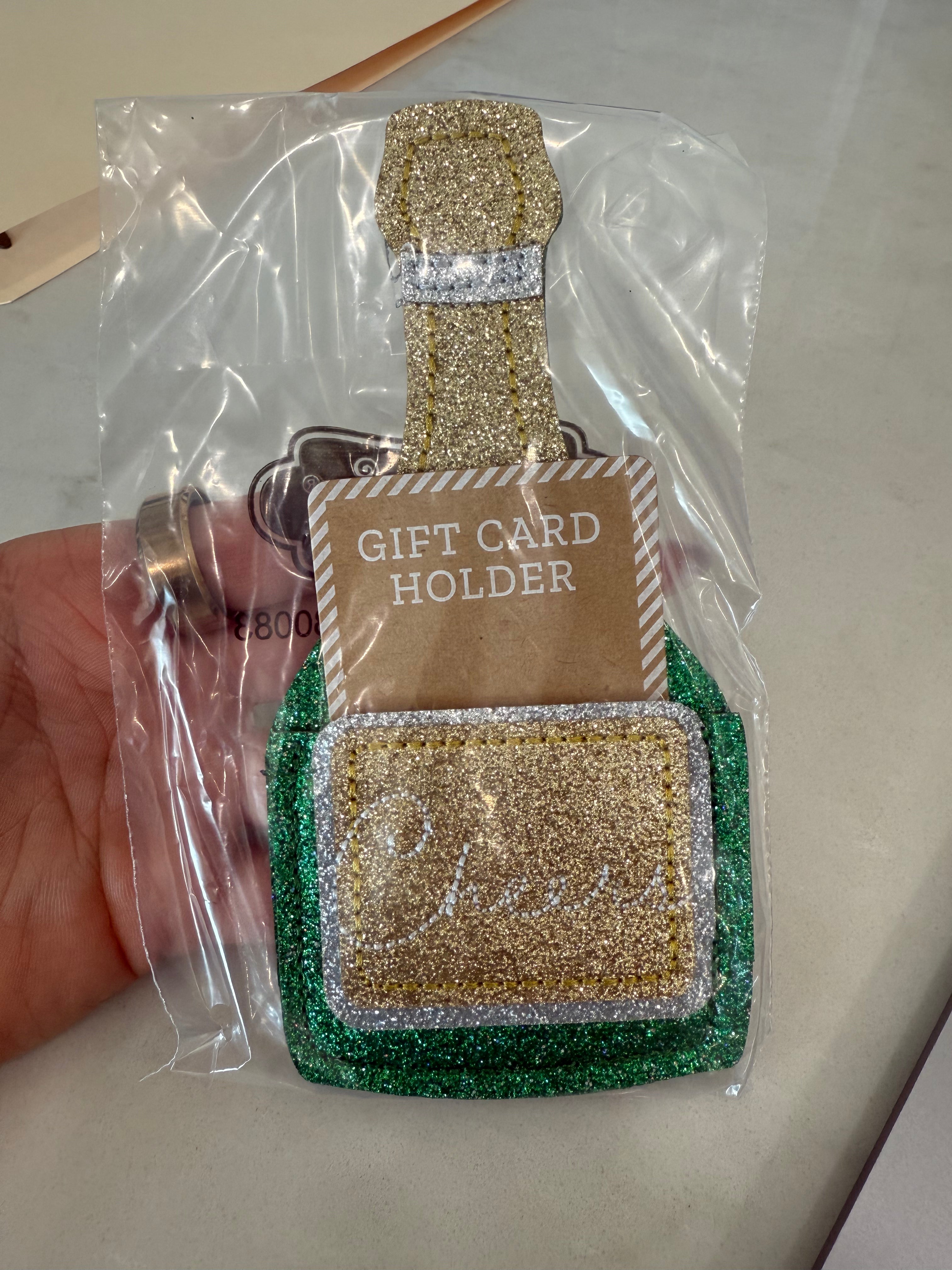 Champagne Gift Card Holder
