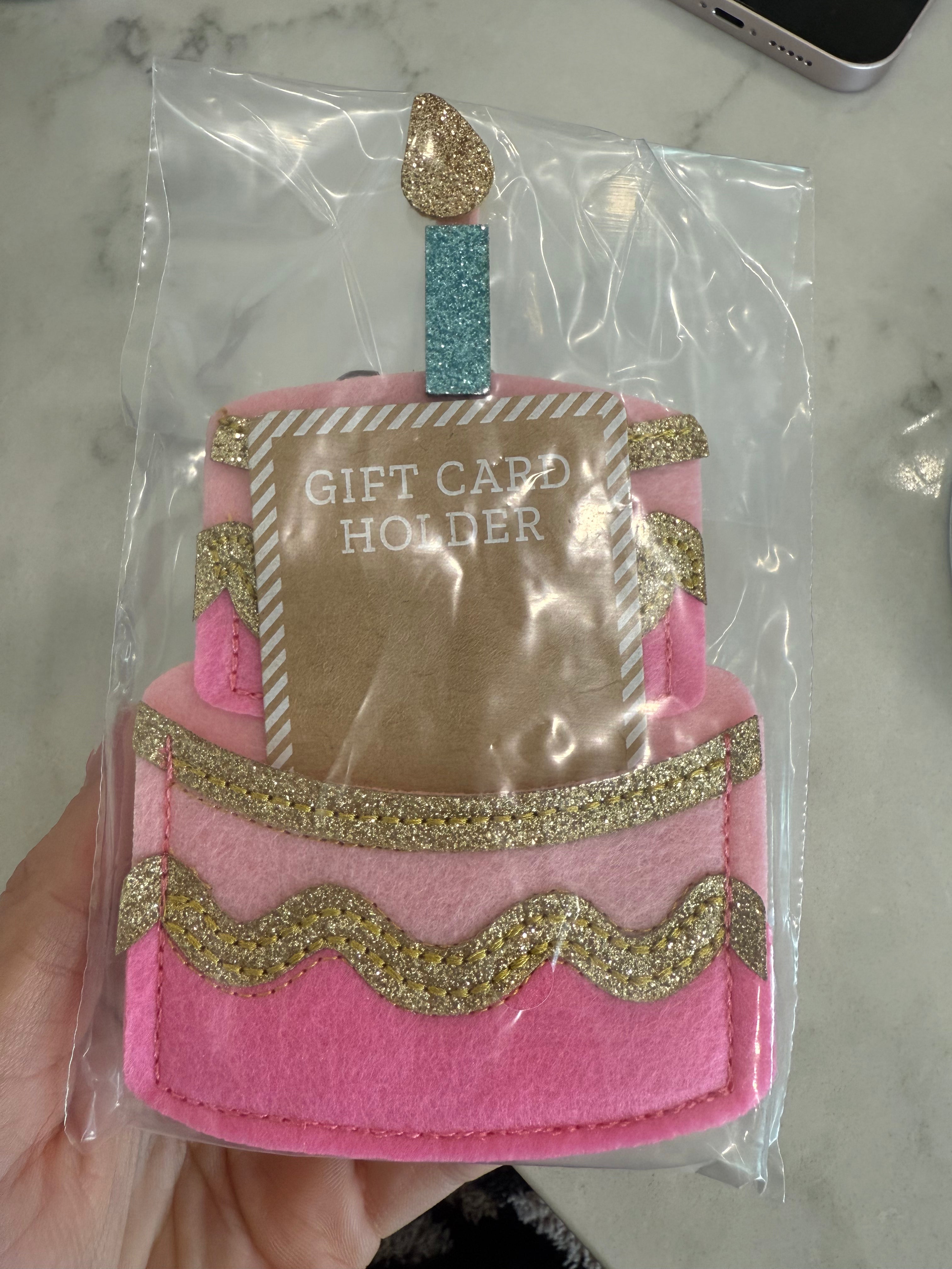 Cake Gift Card Holder