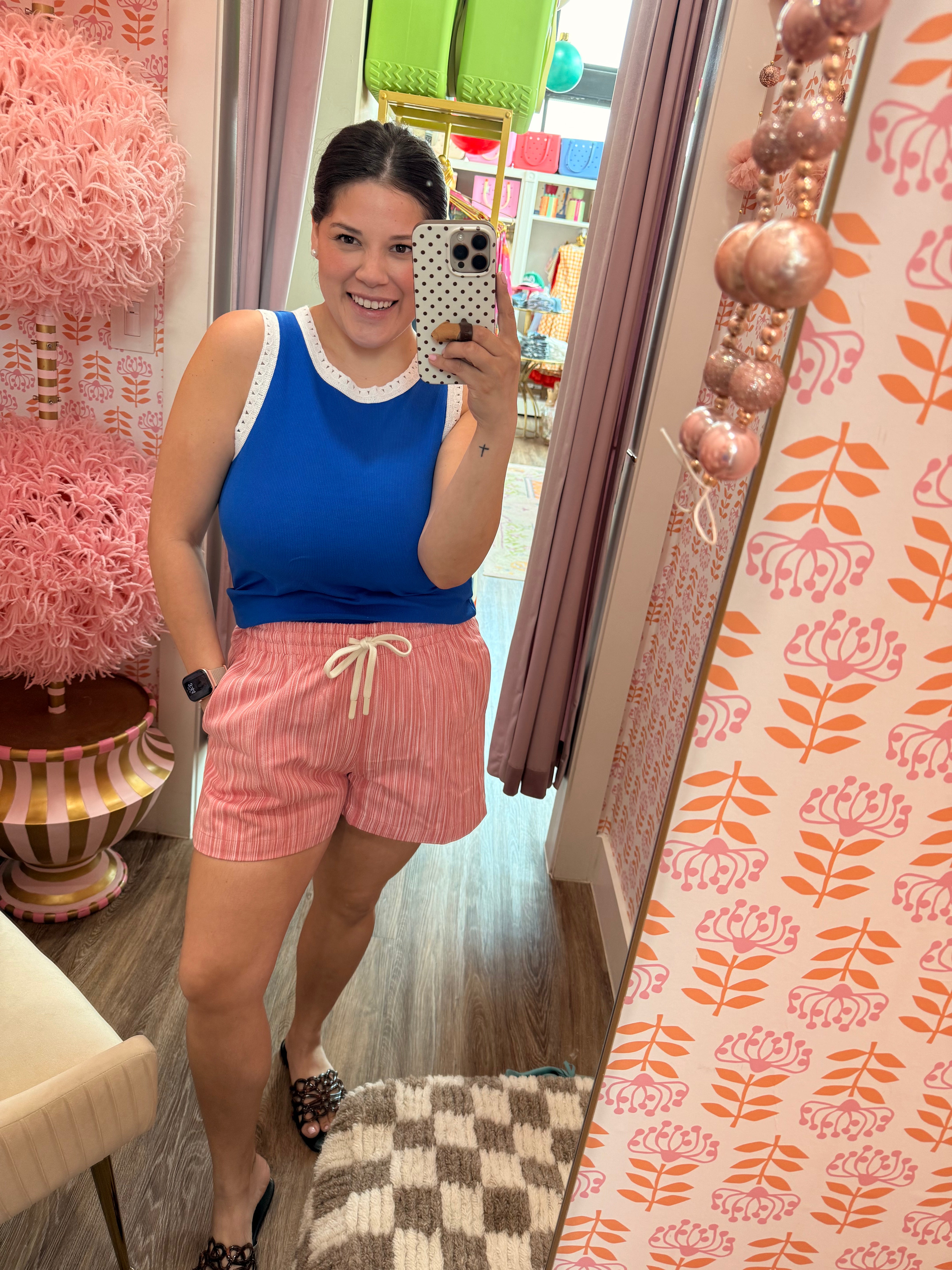 Ryan Cotton Short In Rose