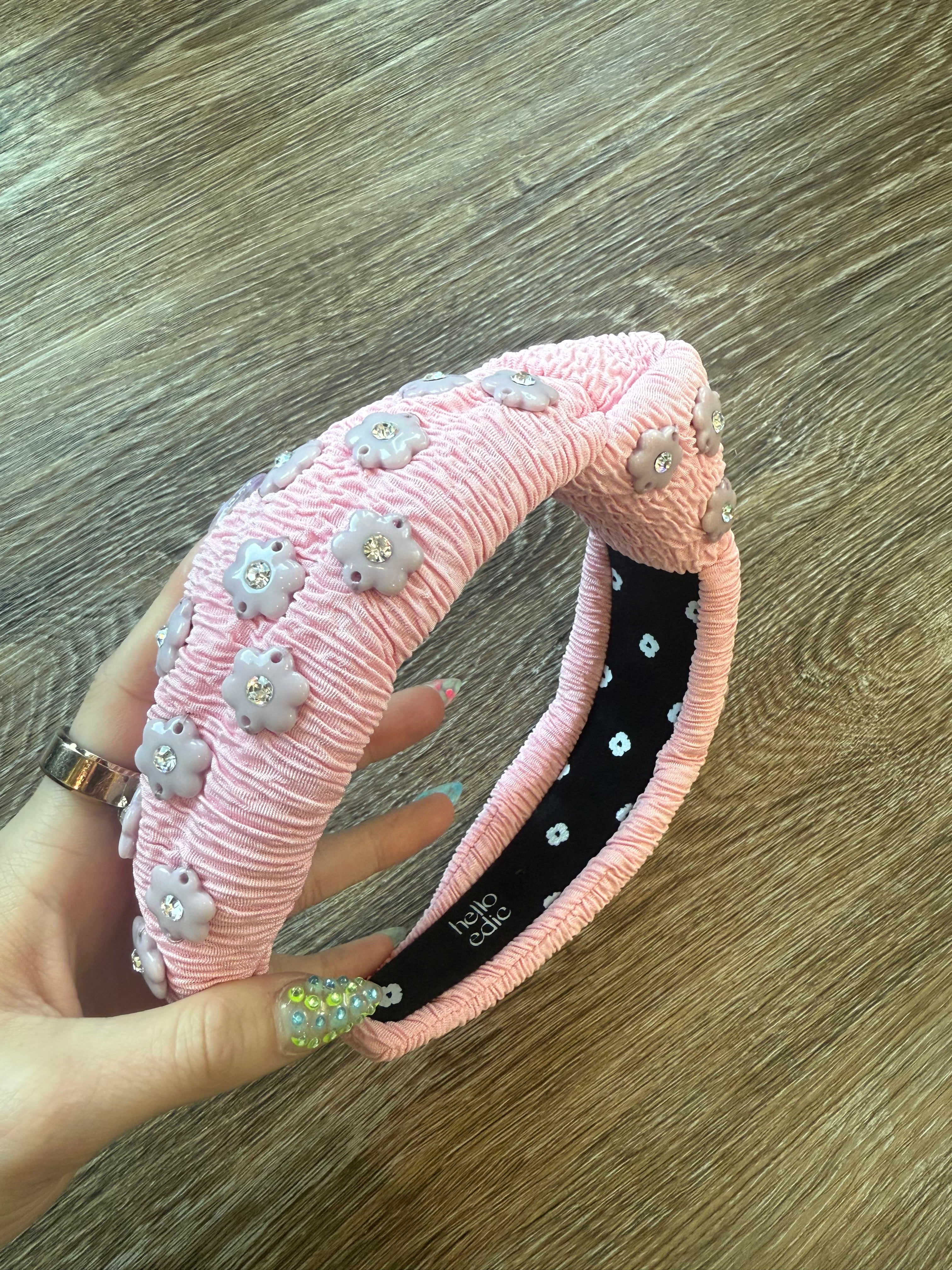 Purple Flower Headband