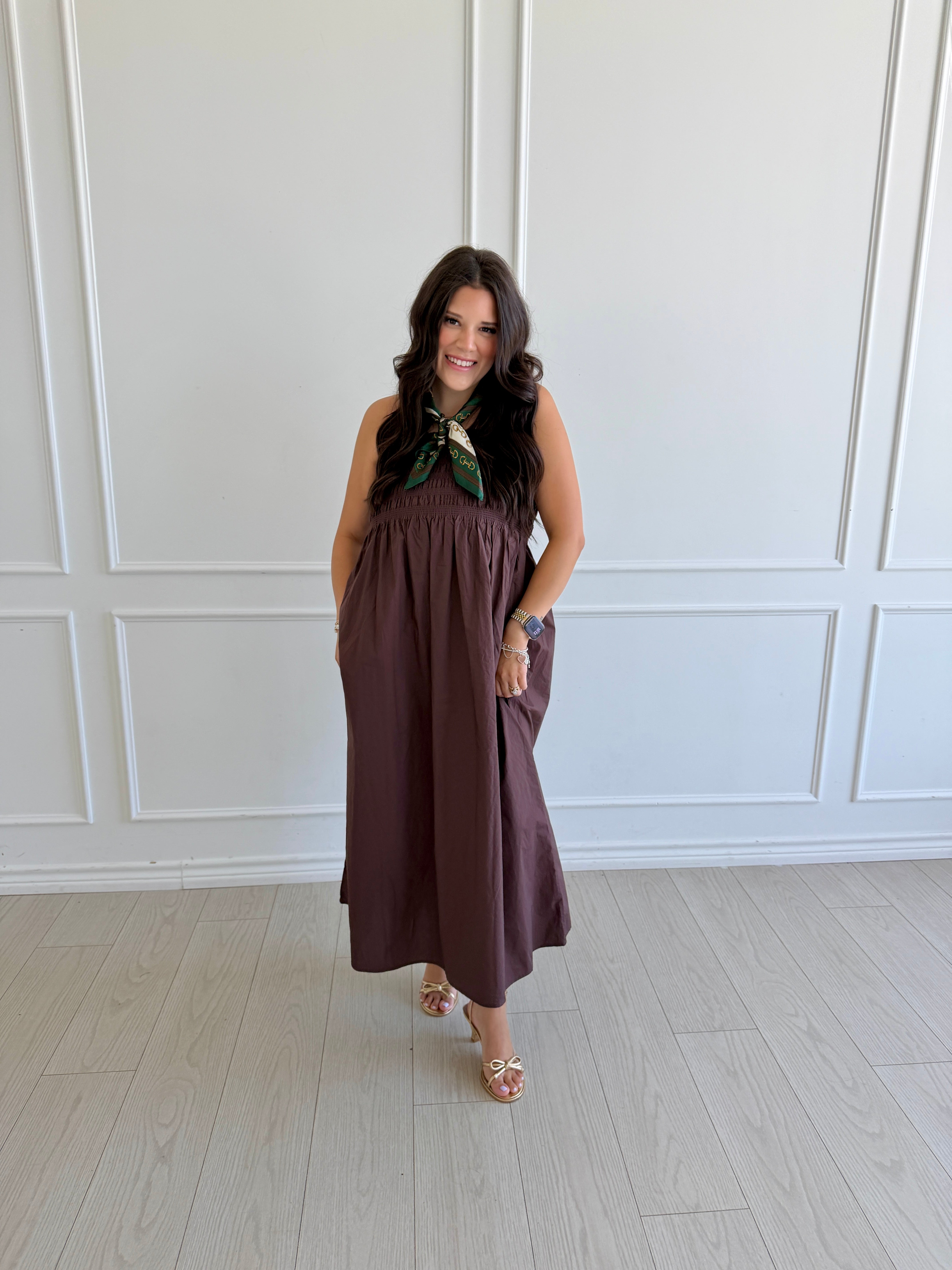 Cornelia Poplin Midi Dress