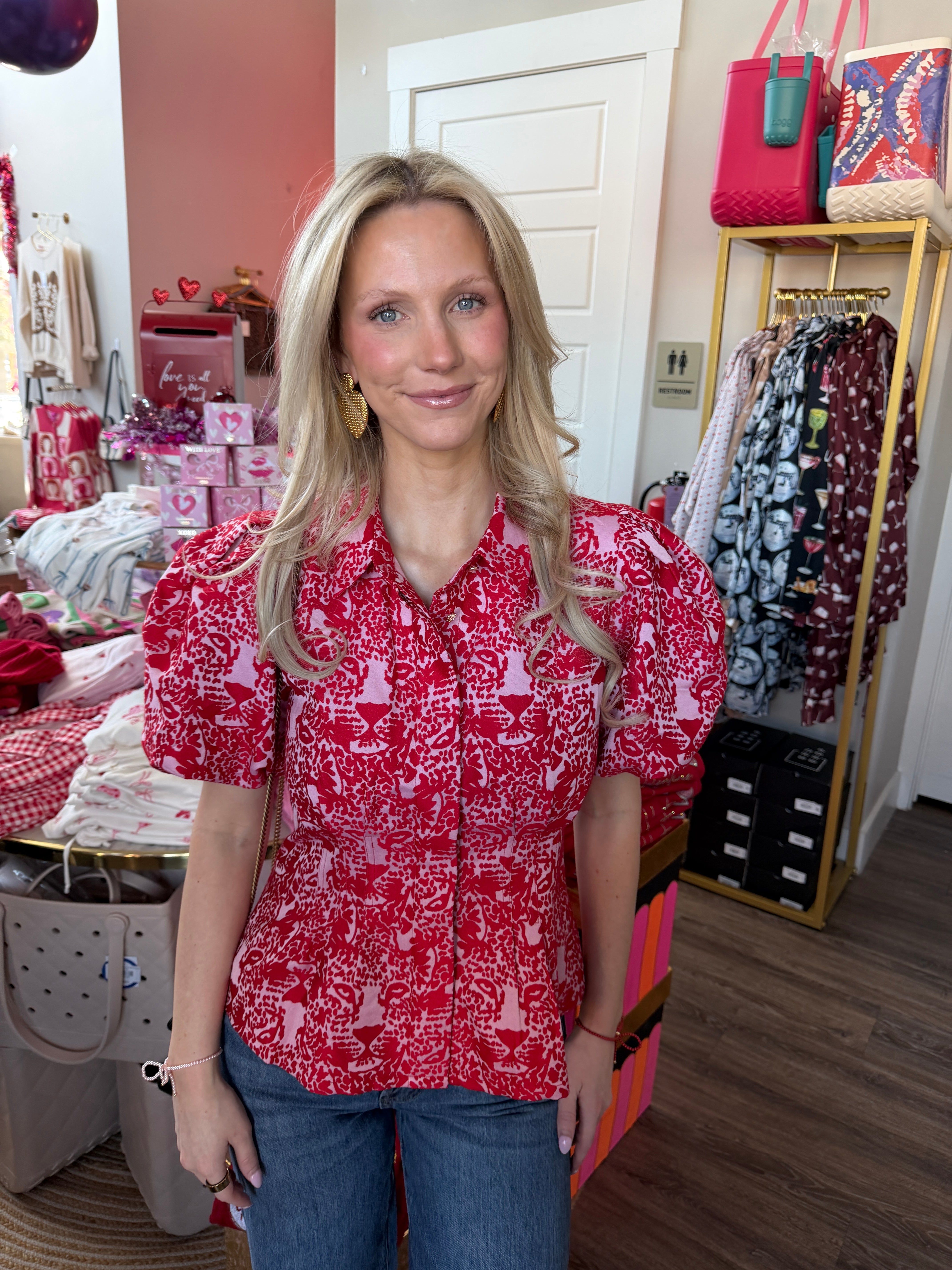 Britt Top- Cheeky Cheetah- Emily Mccarthy