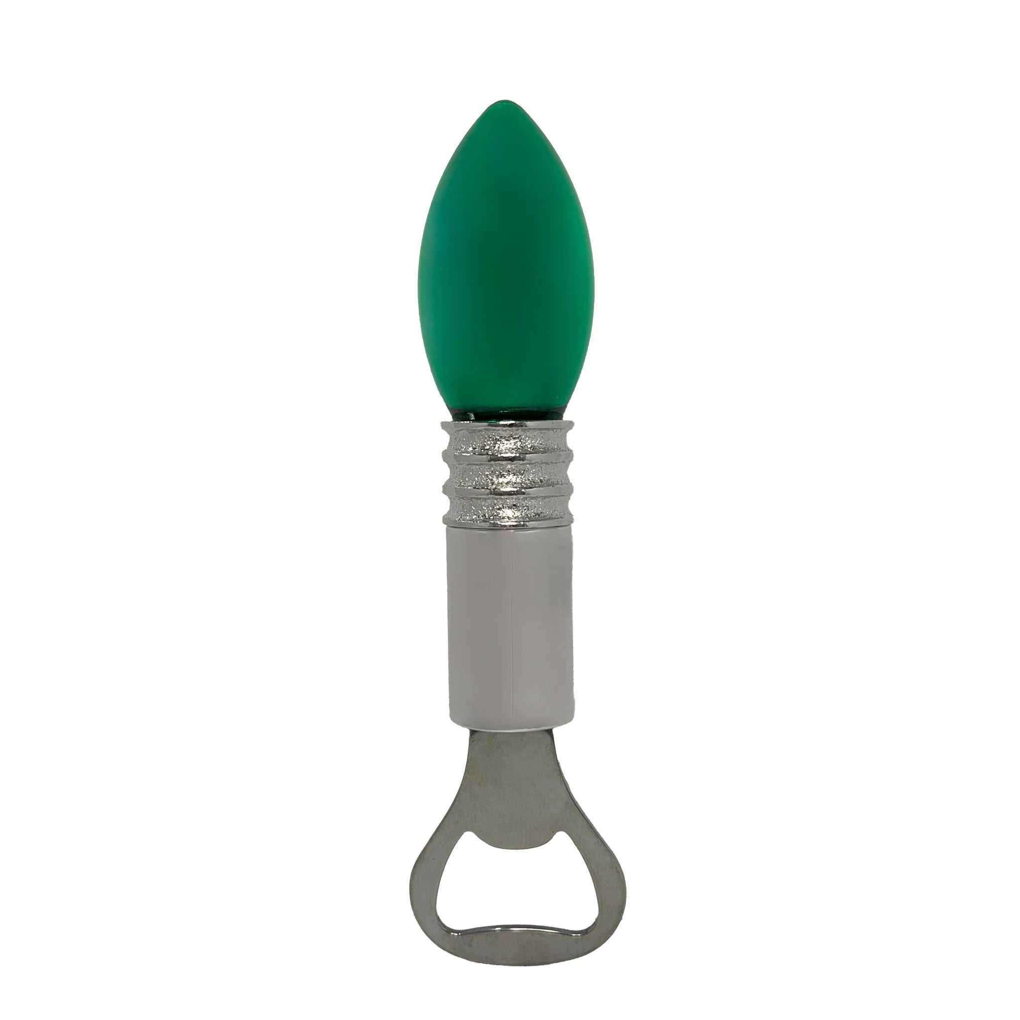 Light Up Bottle Opener Green