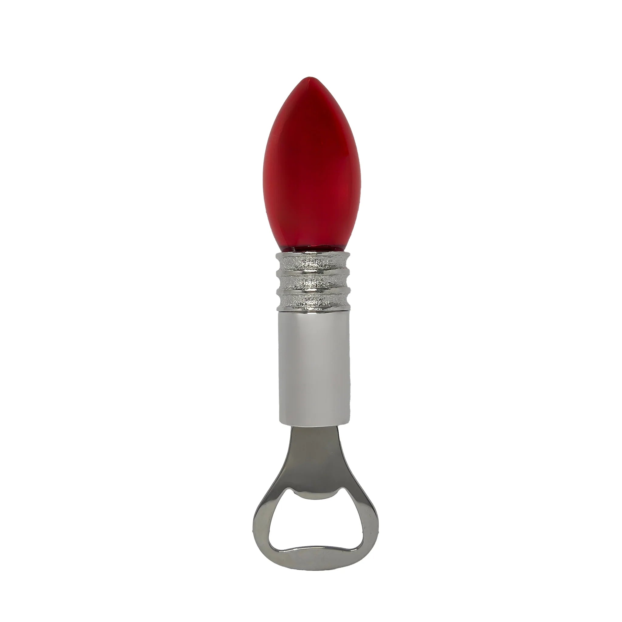 Light Up Bottle Opener Red