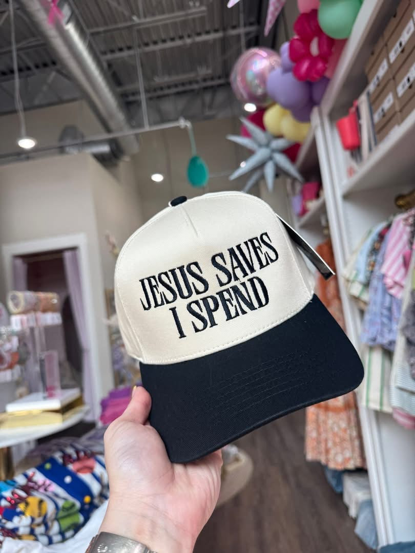 Jesus Saves I Spend Hat