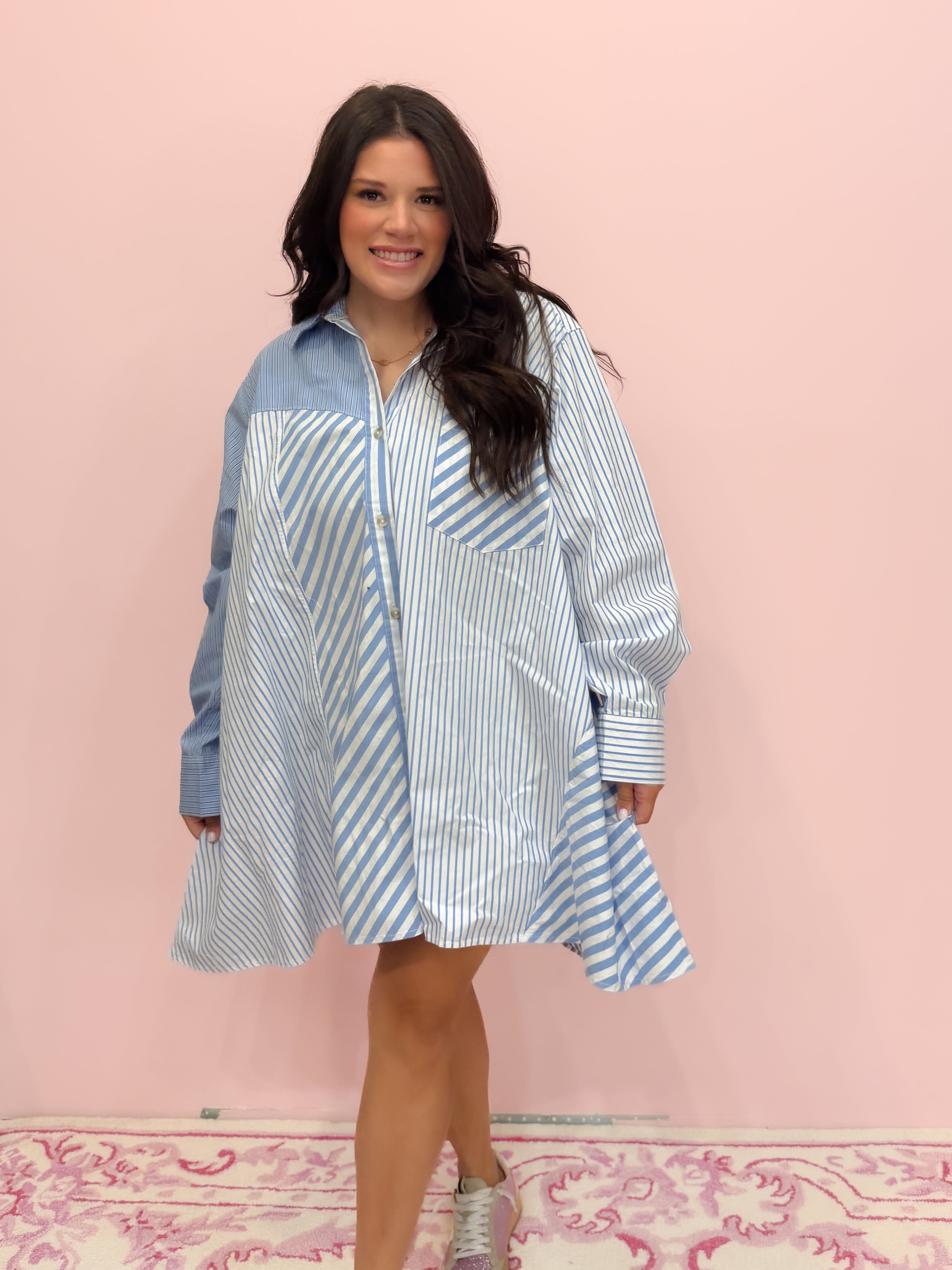 Oxford Club Mini Dress
