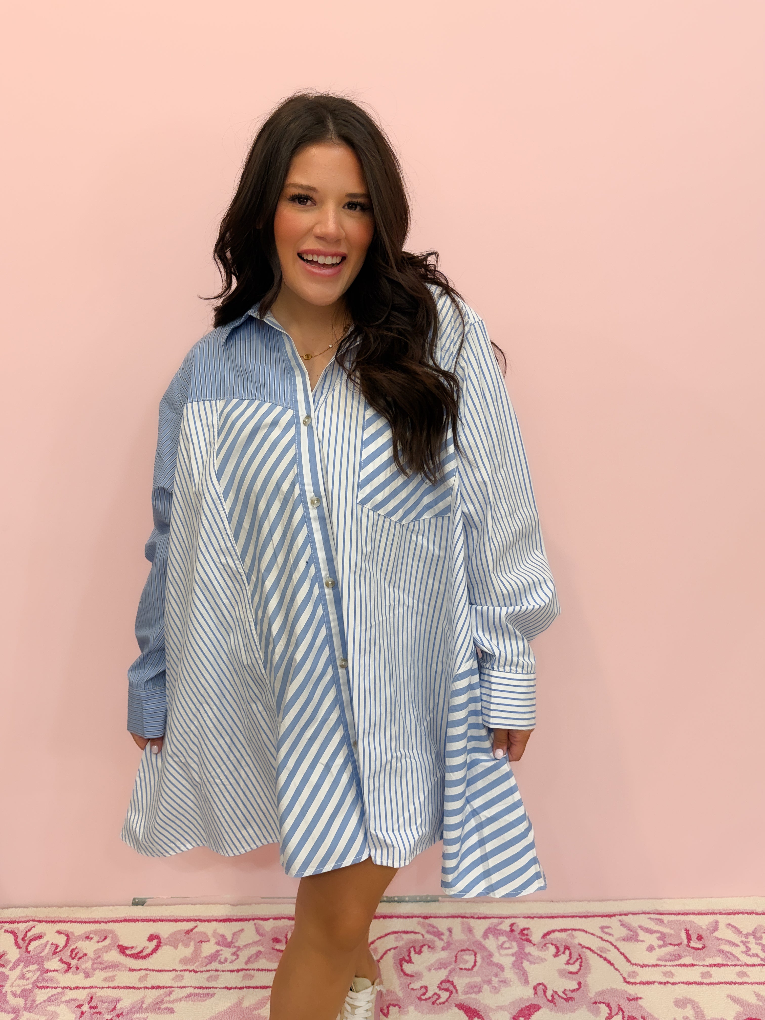 Oxford Club Mini Dress