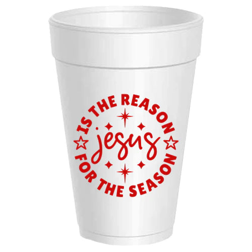 Holiday Styrofoam Cups