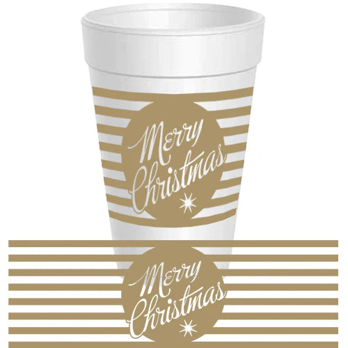 Holiday Styrofoam Cups