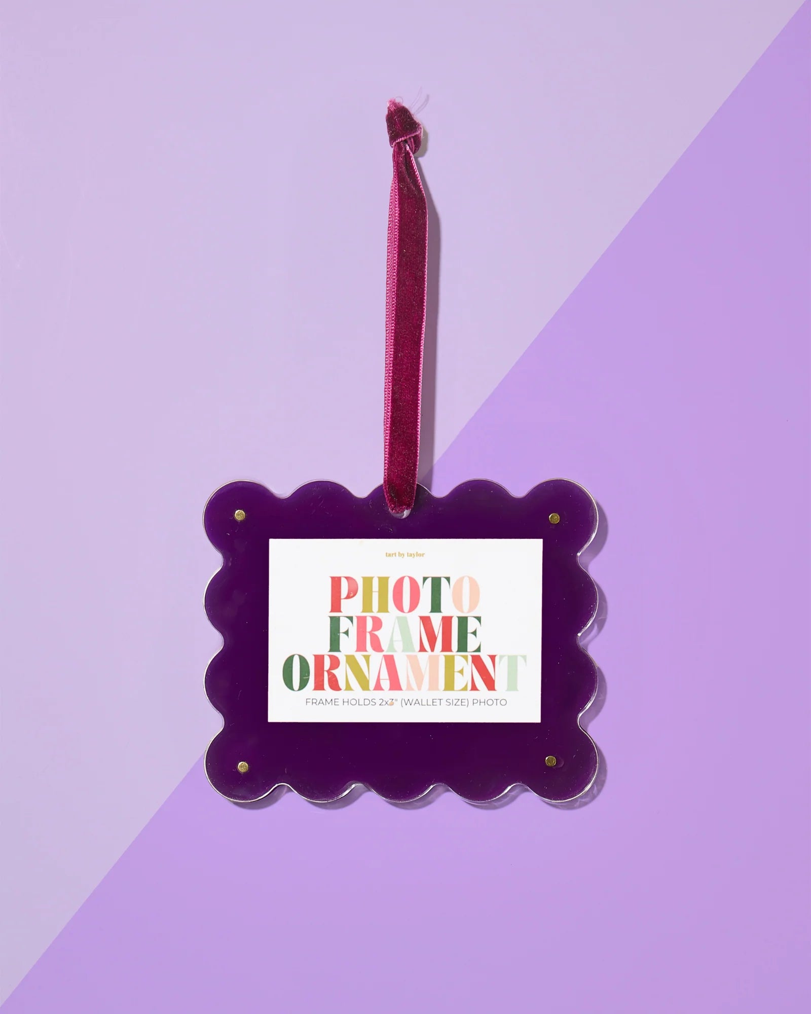 Frame Ornament Plum