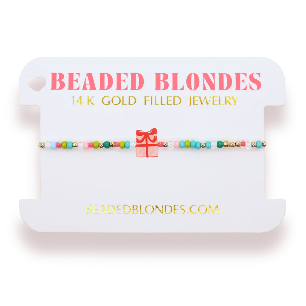 Holiday Gift Sprinkle Bracelet - Beaded Blondes