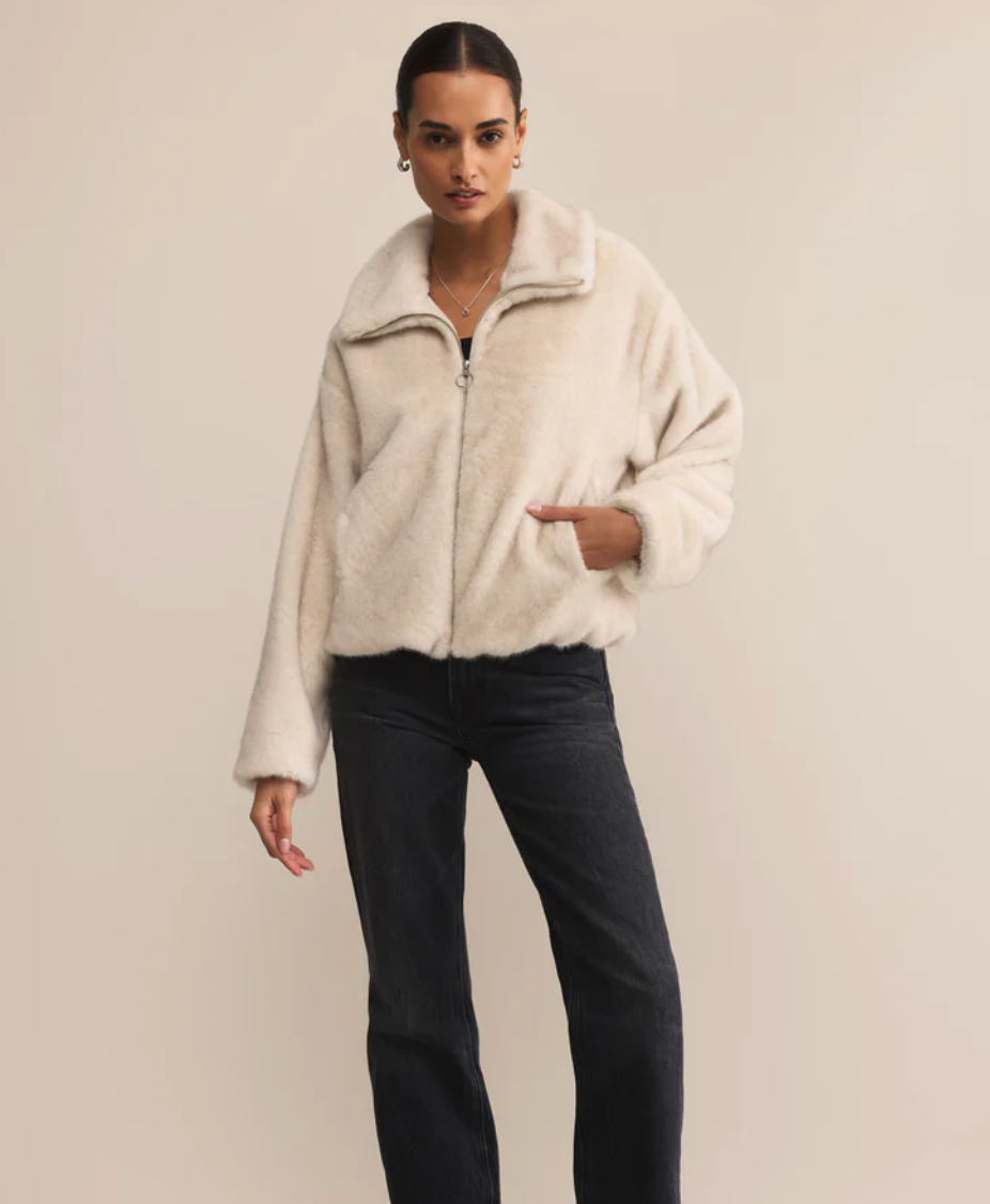 Amethyst Faux Fur Jacket