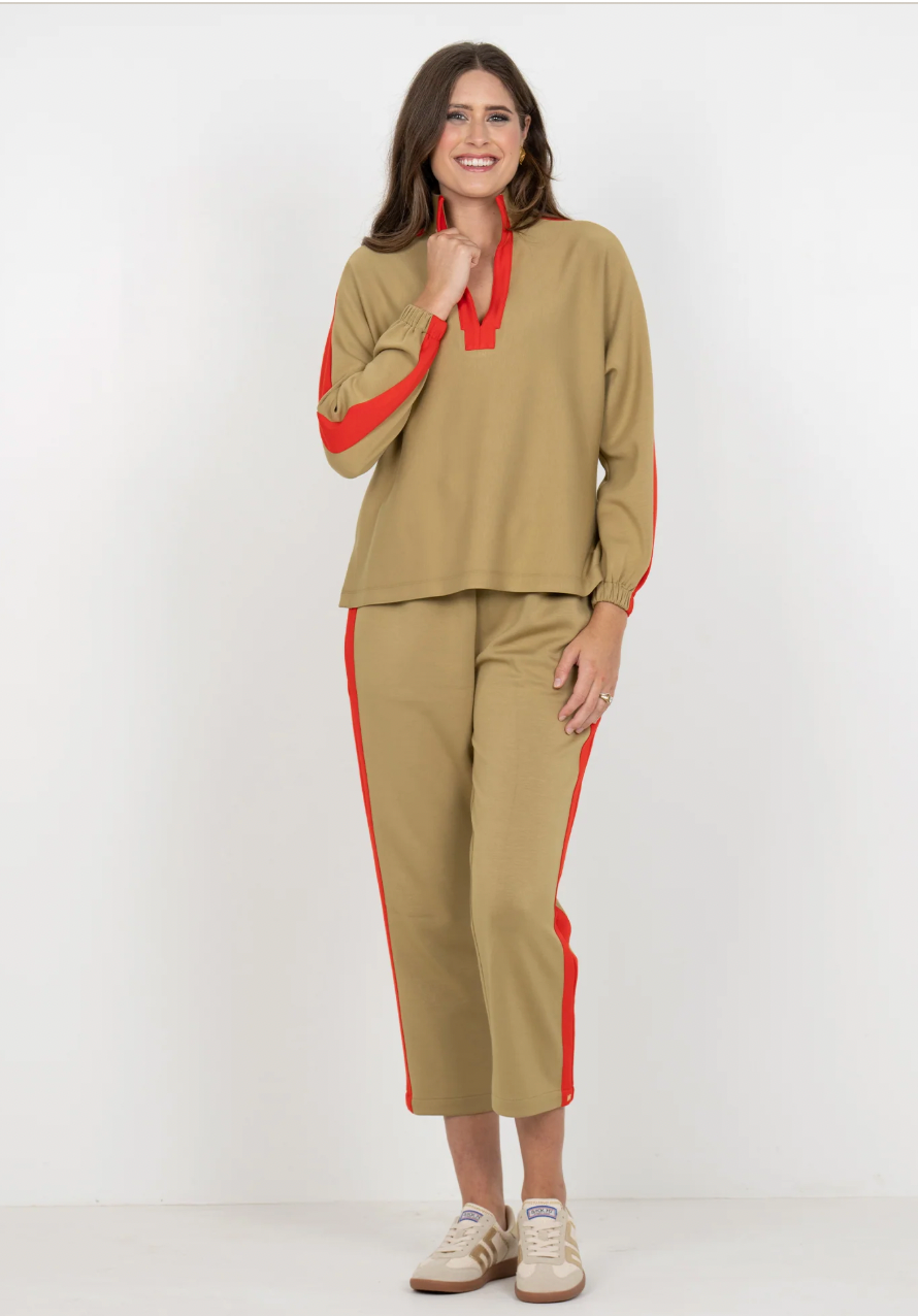 Long Sleeve Poppy - Cherry Spice - Emily McCarthy