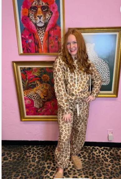 Leopard French Terry Hoodie