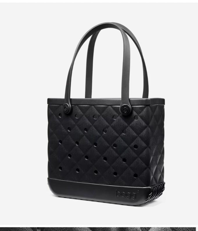 Baby Bogg Bag- Quilted L.B.D Black