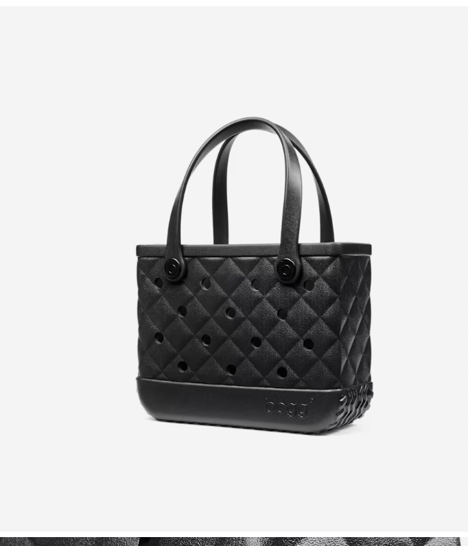 Bitty Bogg Ba- Quilted L.B.D Black
