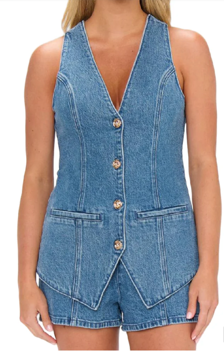Venture Out Romper Ripple indigo- show me your mumu