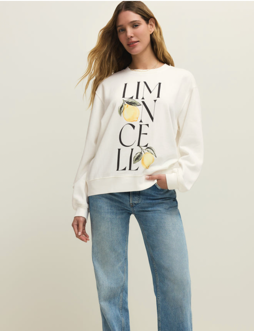 Limon Boyfriend Sweatshirt Sea Salt