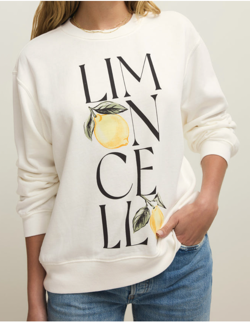 Limon Boyfriend Sweatshirt Sea Salt