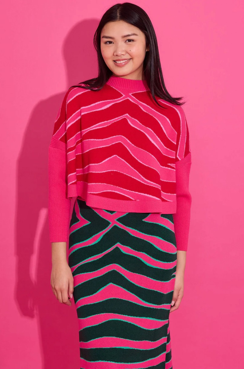 Ziggy Lipstick Sweater