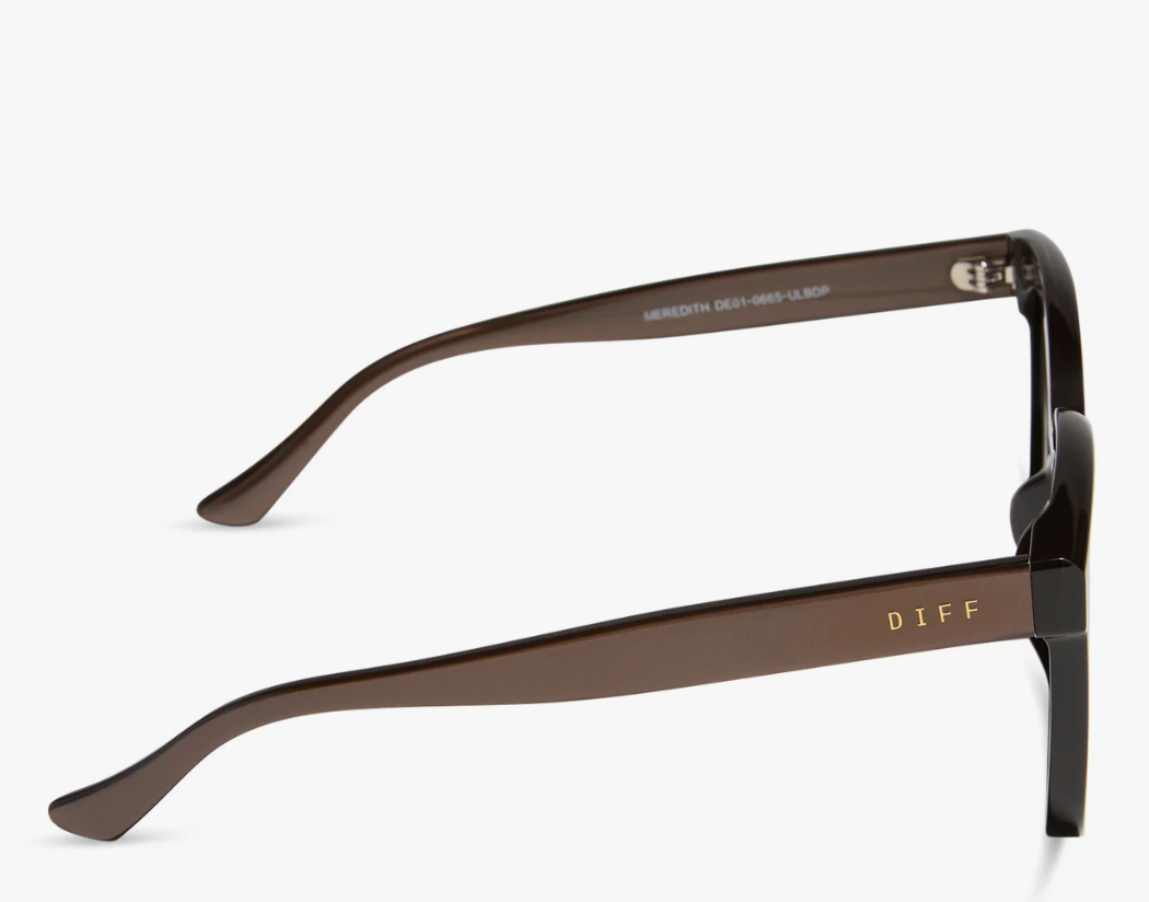 Meredith Moscow Mule + Brown Gradient Gold Flash Polarized Sunglasses