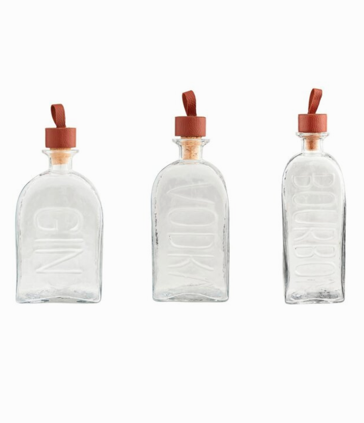 Glass Leather Decanter