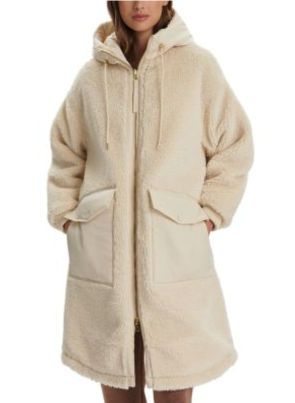 Cyrus Reversible Coat -  Sandshell - Varley