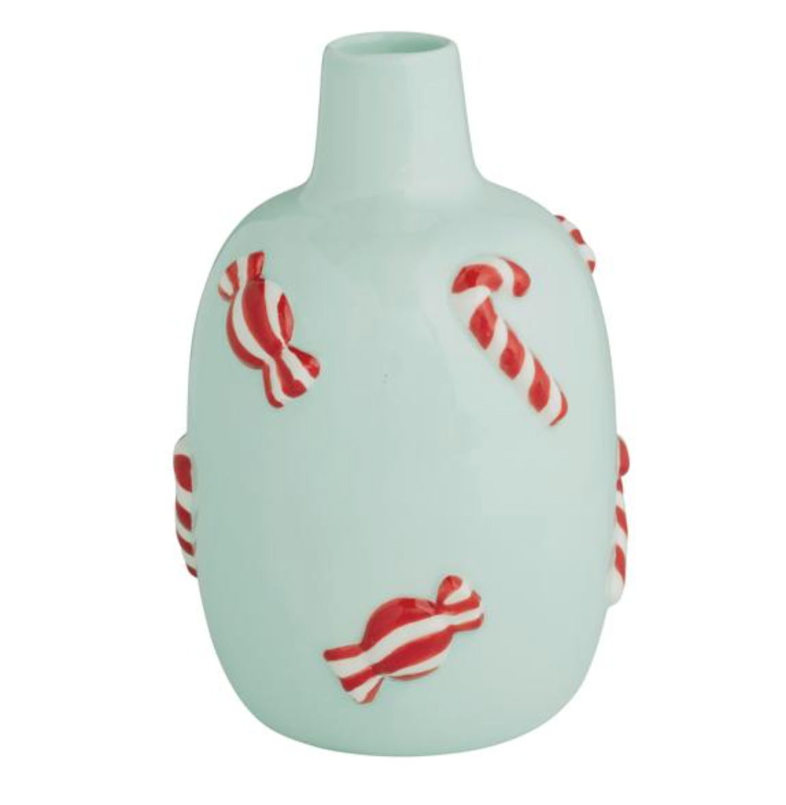 Candy Cane Holiday Vase