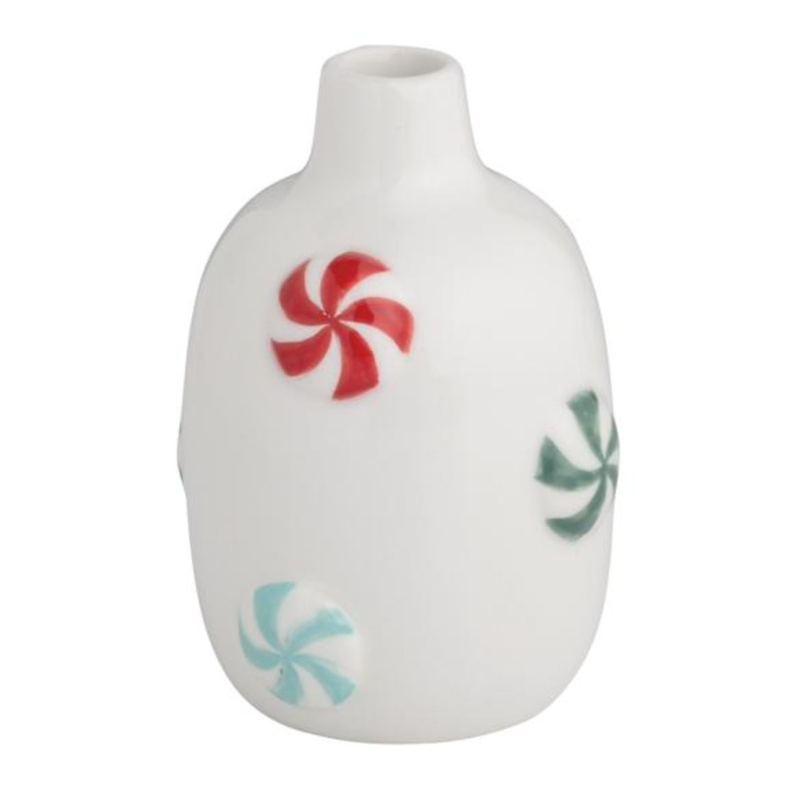 Peppermint Holiday Vase