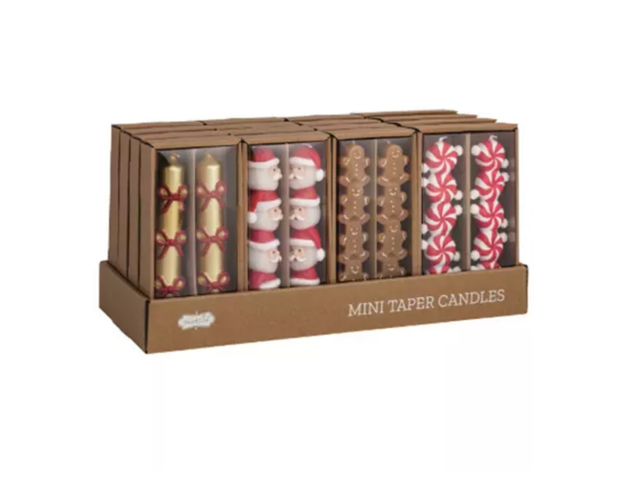 Mini Christmas Taper Candle