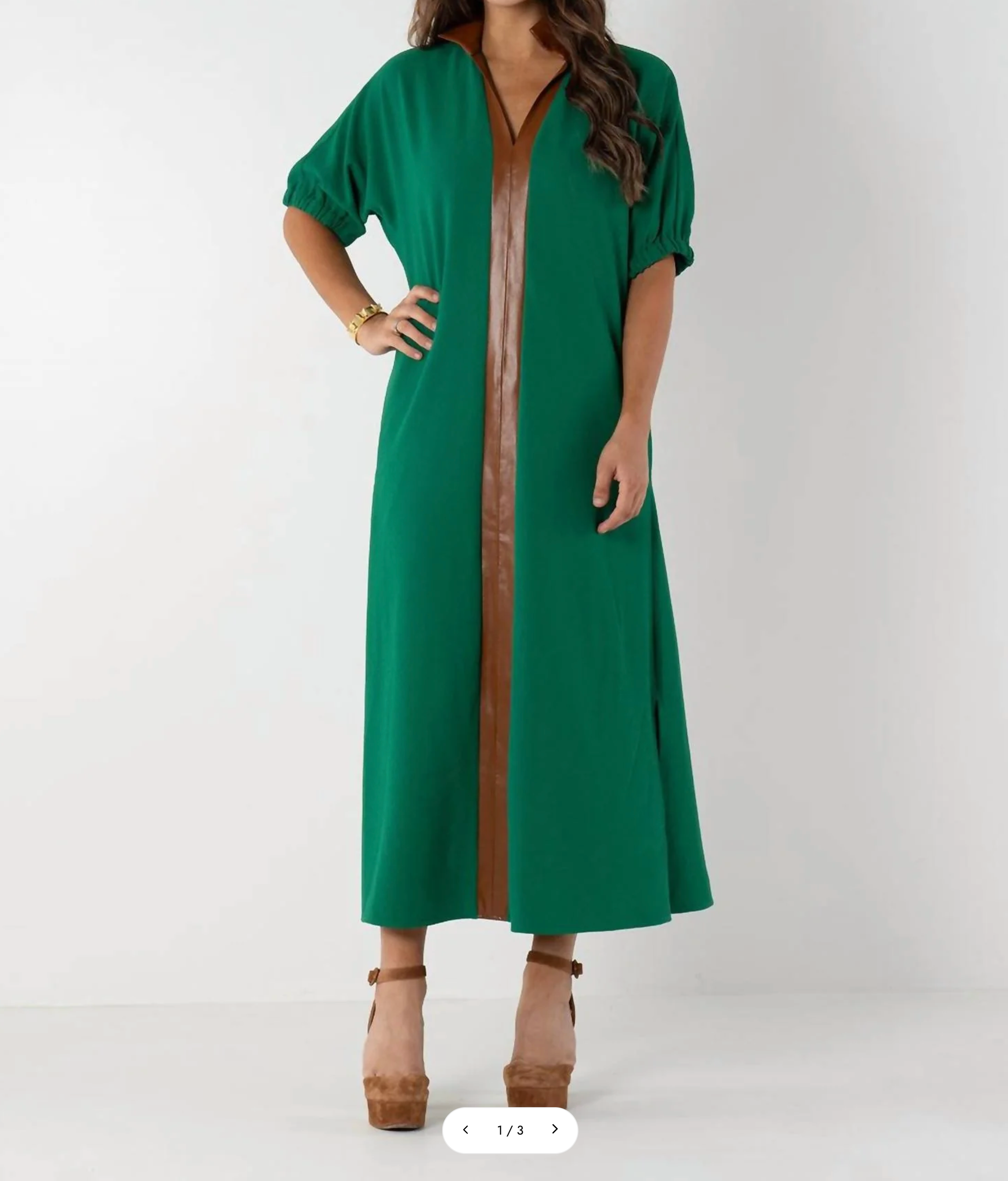 Poppy Maxi Dress In Green - Emily McCarthy